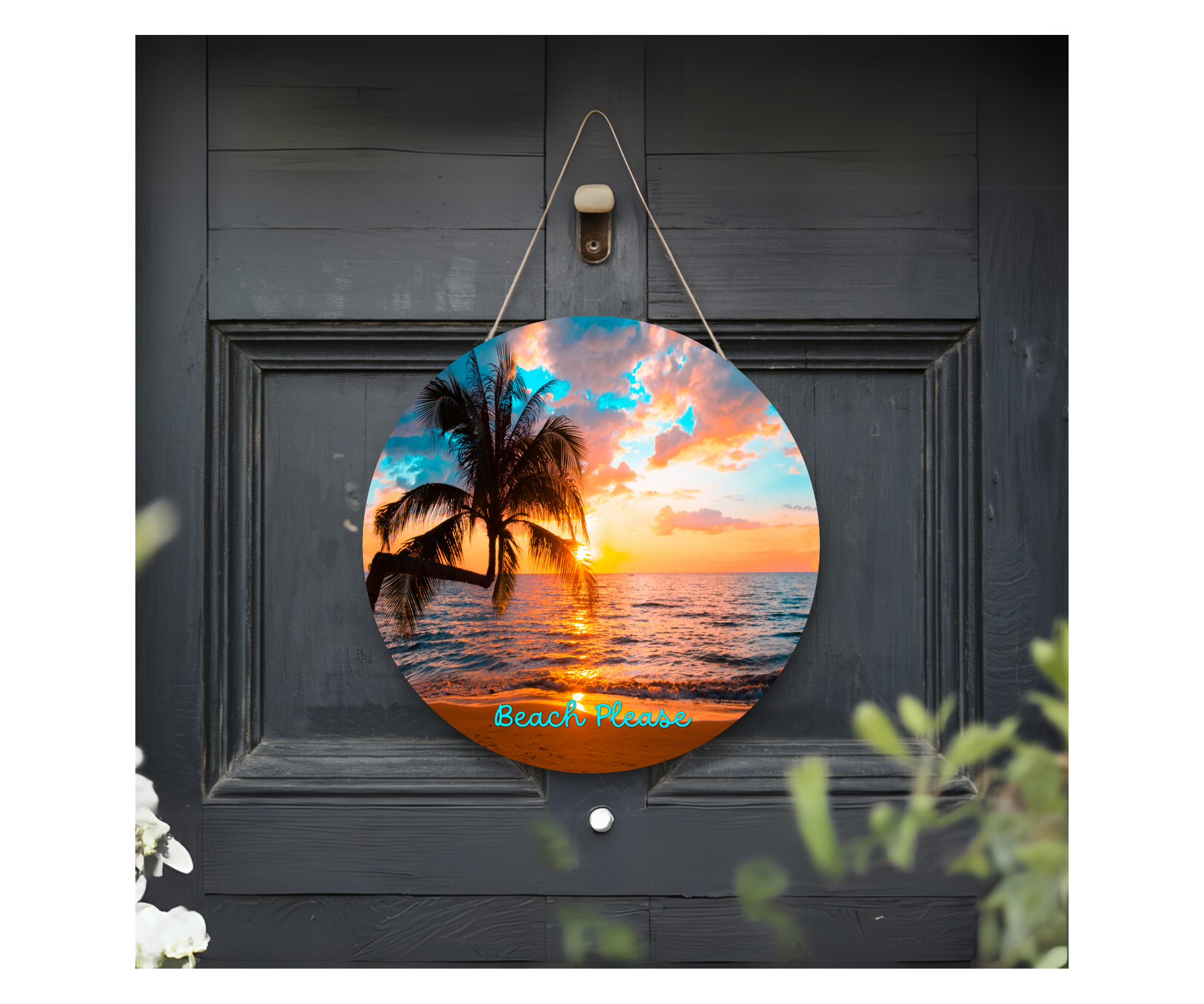 Salty Air Welcome Door Signs
