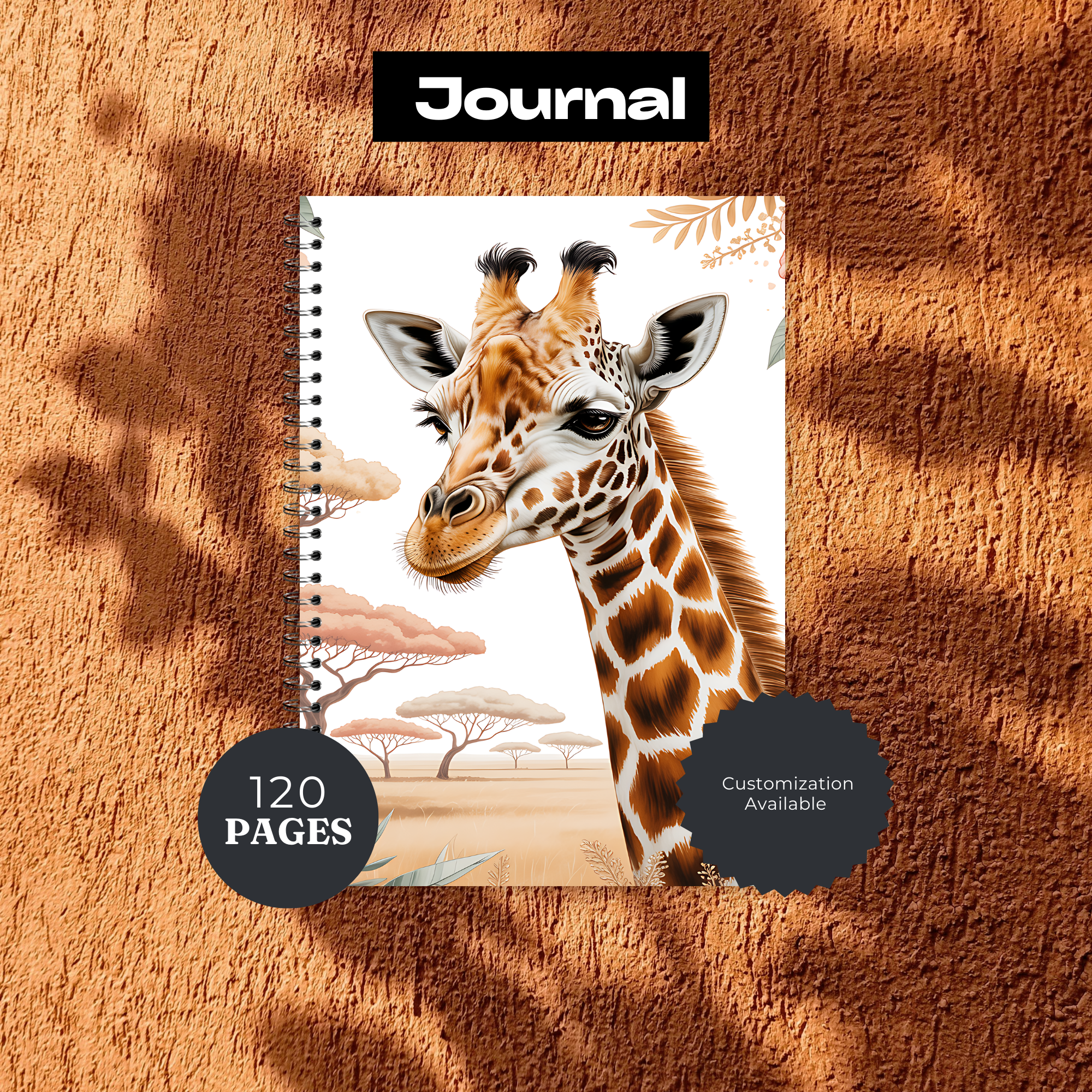 Tall & Kind Giraffe Writing Journal