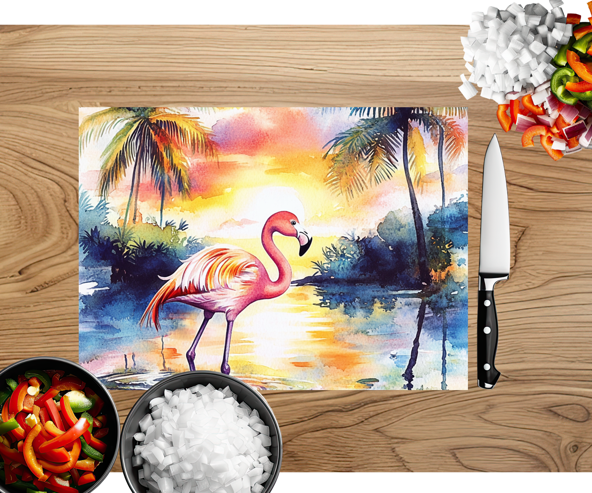 Flamingle & Chop Cutting Boards