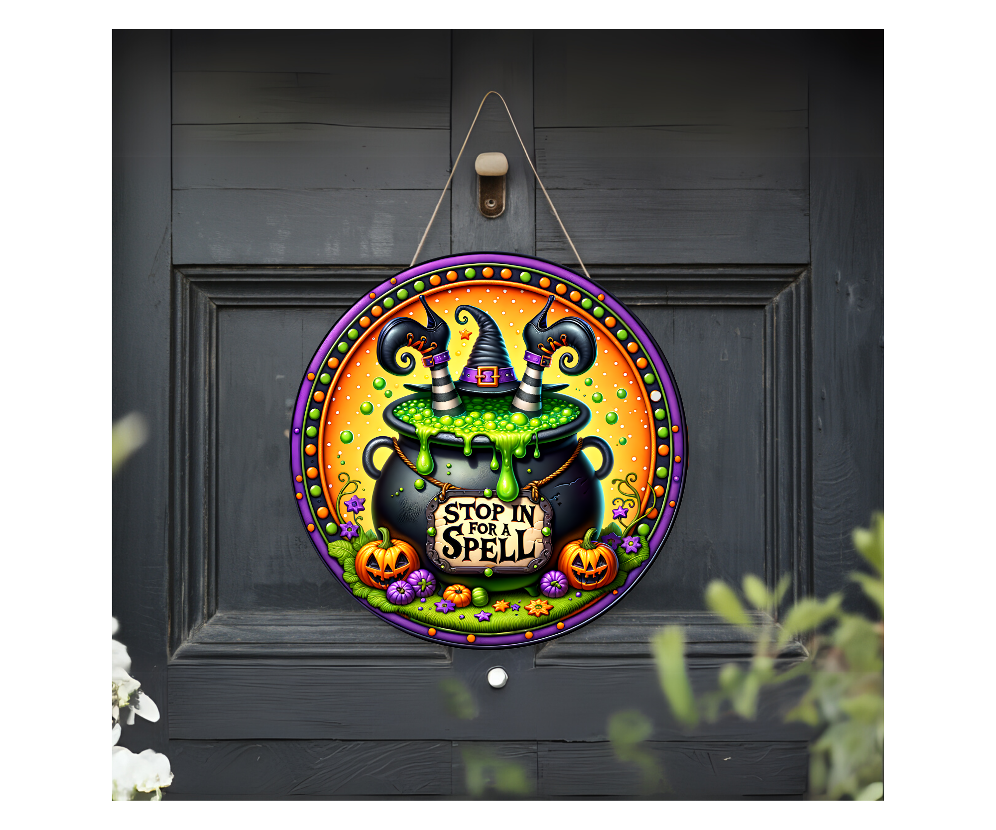 Spooky season Halloween Door signs