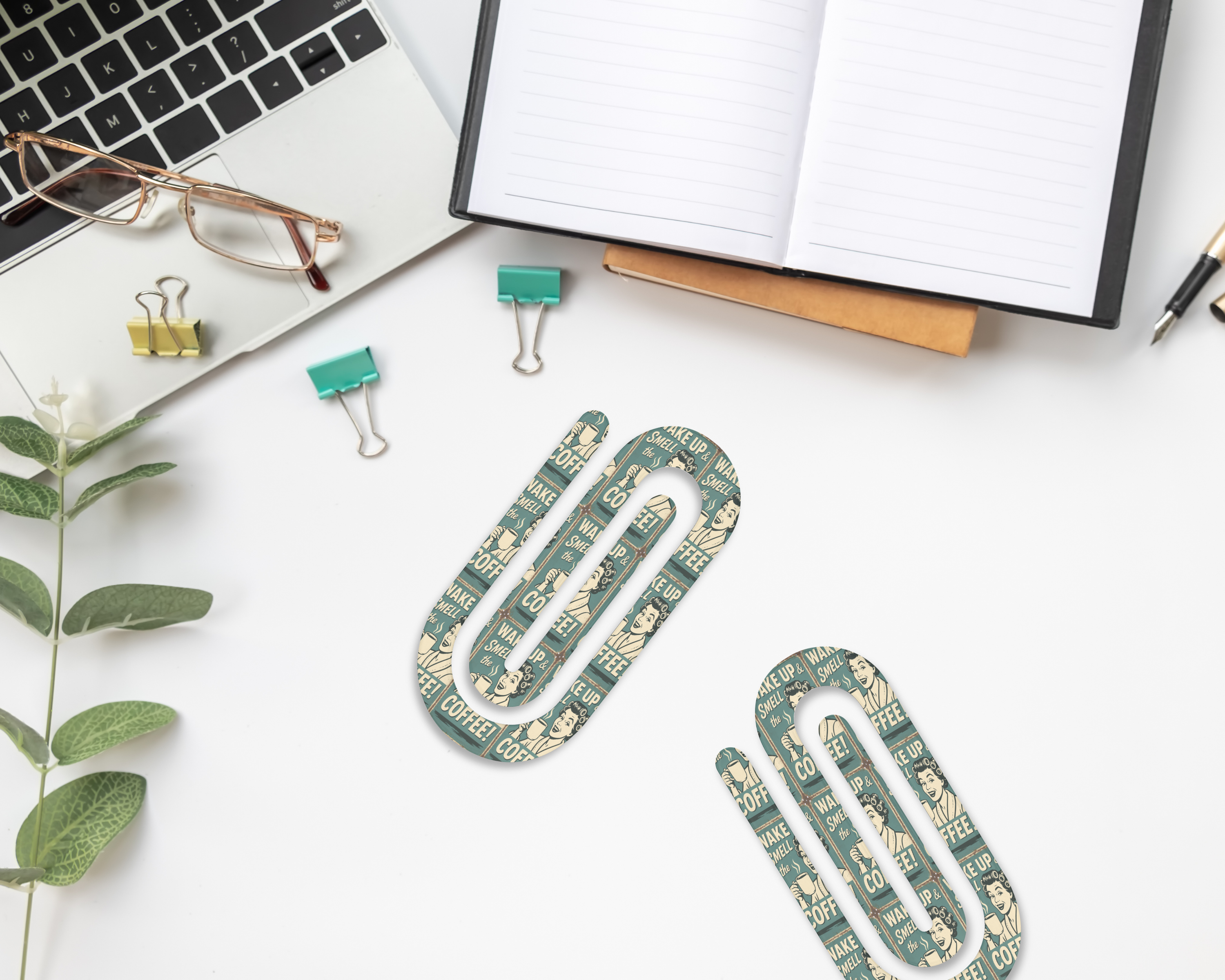 Brew‑tiful Coffee Jumbo Paper Clips