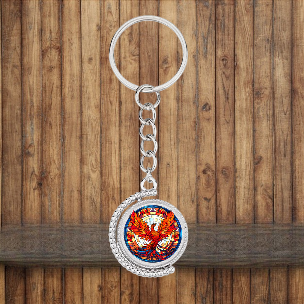 Phoenix Bezel Keychain