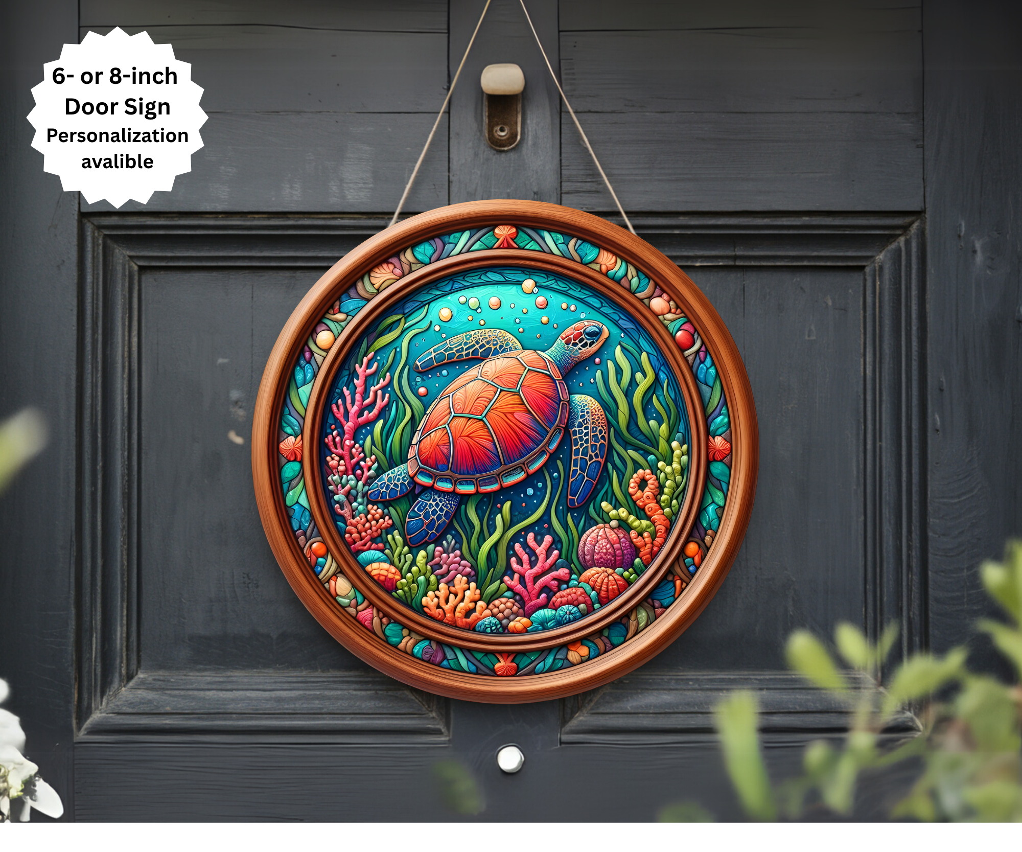 Sea Turtle Door Signs