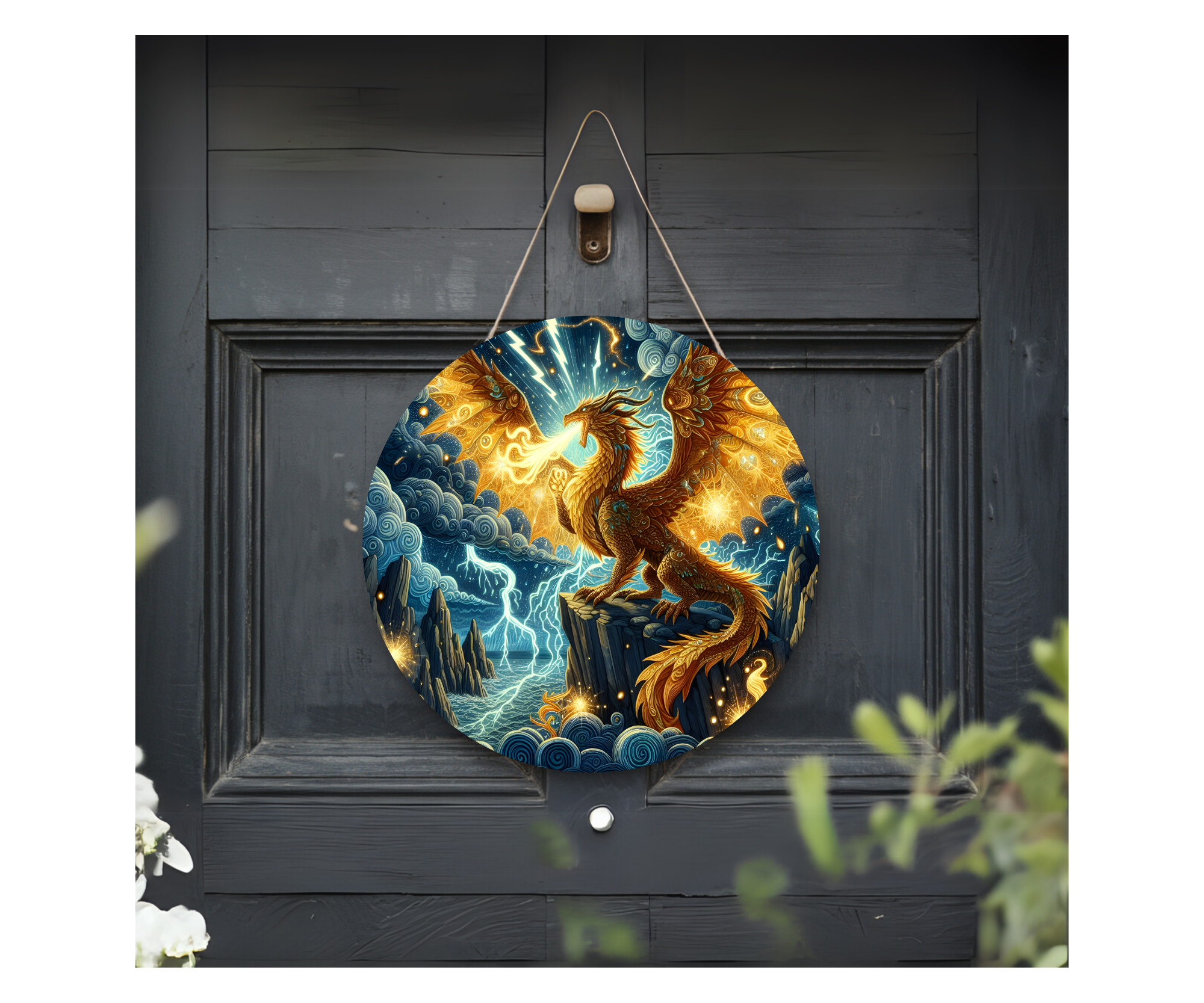 Enter the Dragon’s Lair Welcome Sign