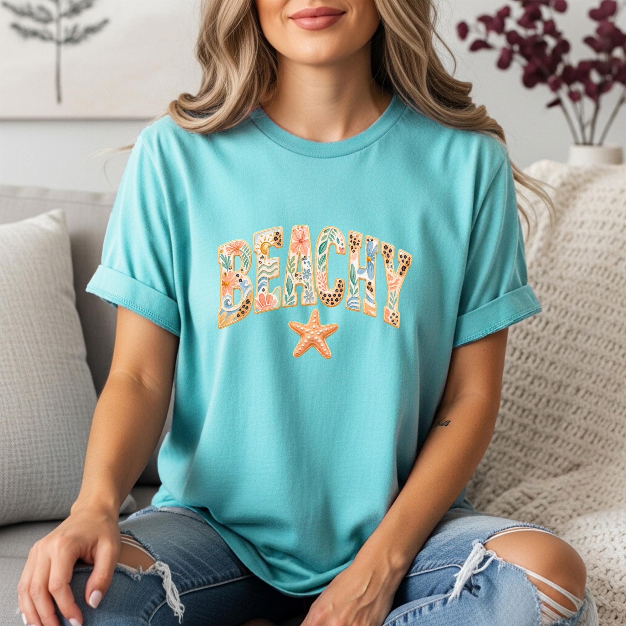 Beachy Tee – Soft Unisex Graphic Tee