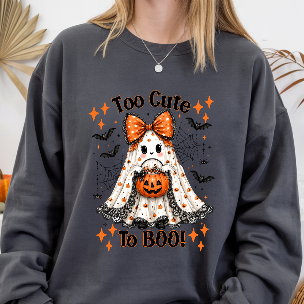 Too Cute to Boo Long Sleeve Tee