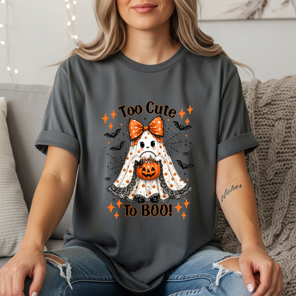 Too Cute to Boo Short Sleeve Tee