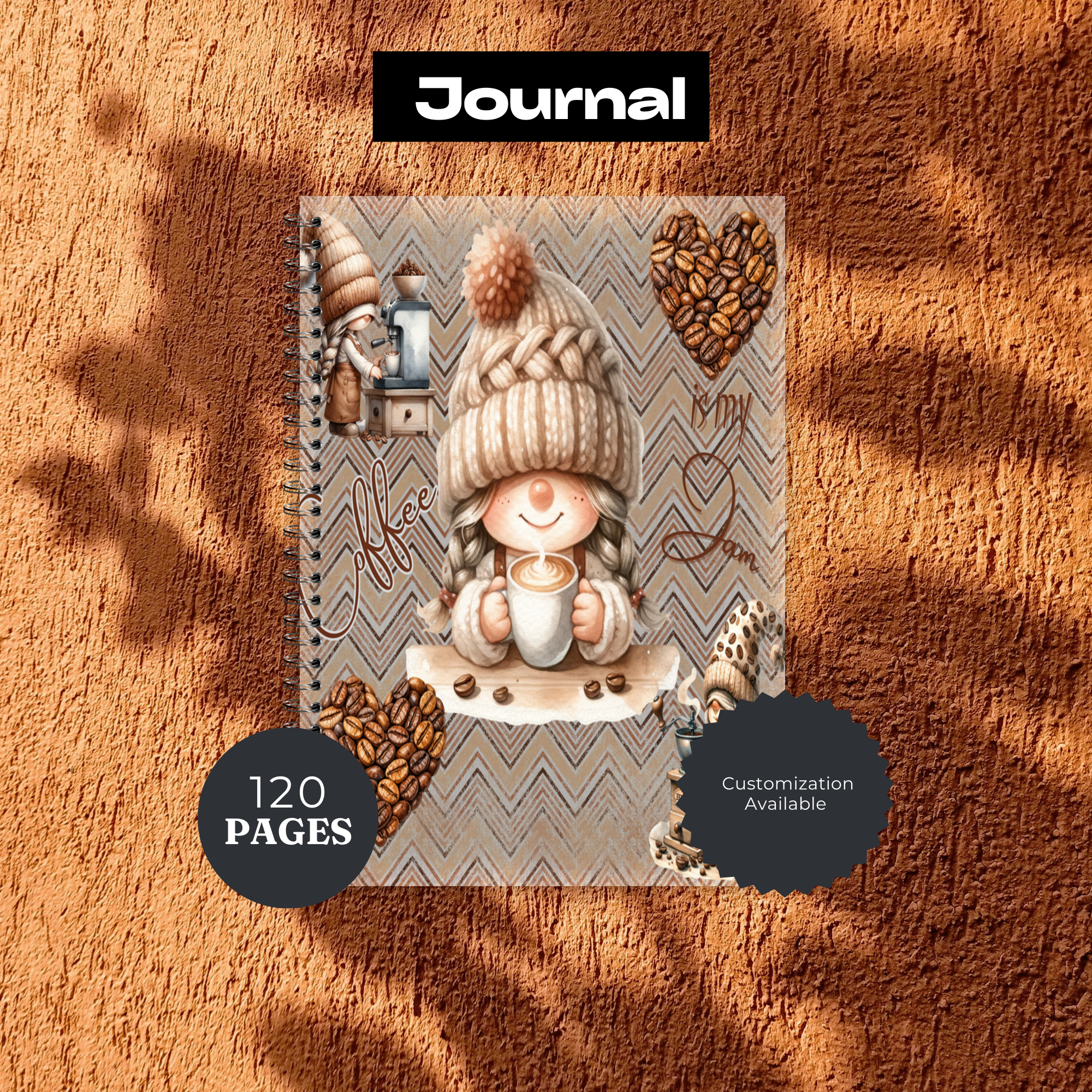 Brew‑tiful Thoughts Coffee Journal