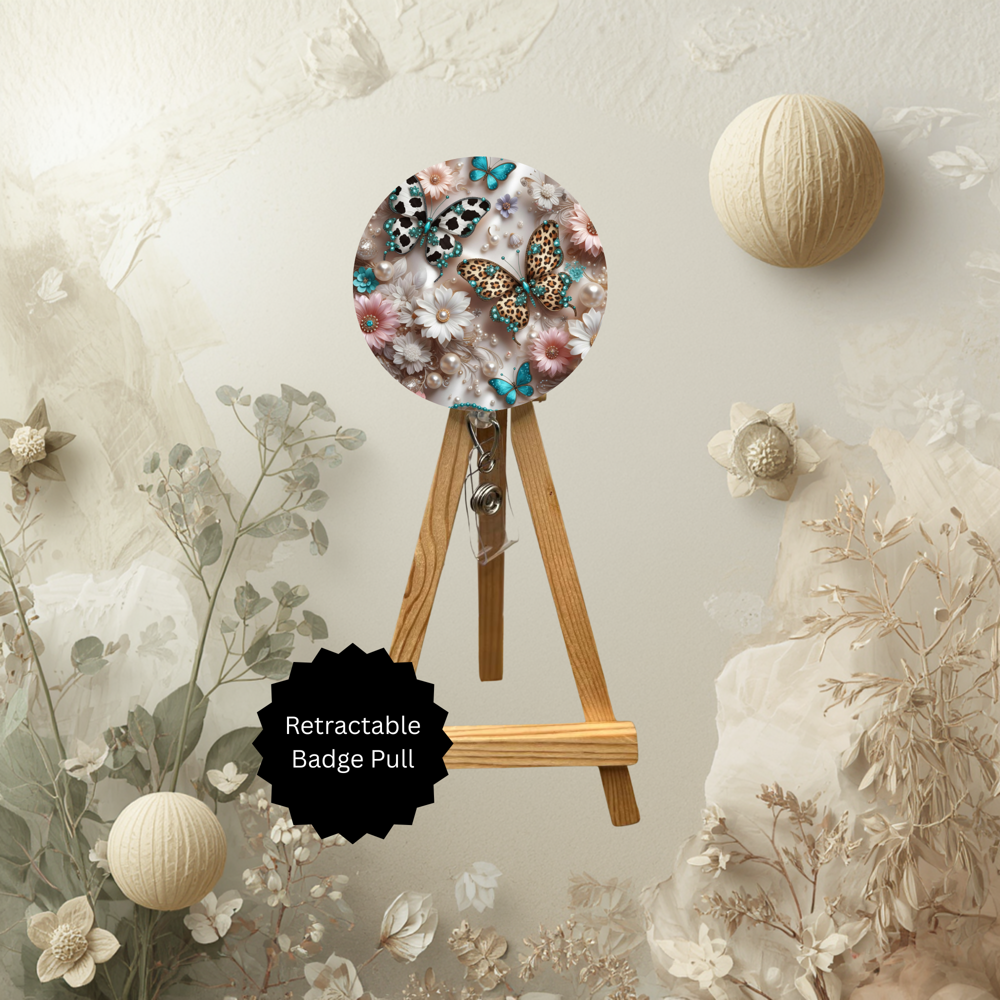 Butterfly badge pulls. Multiple Images available