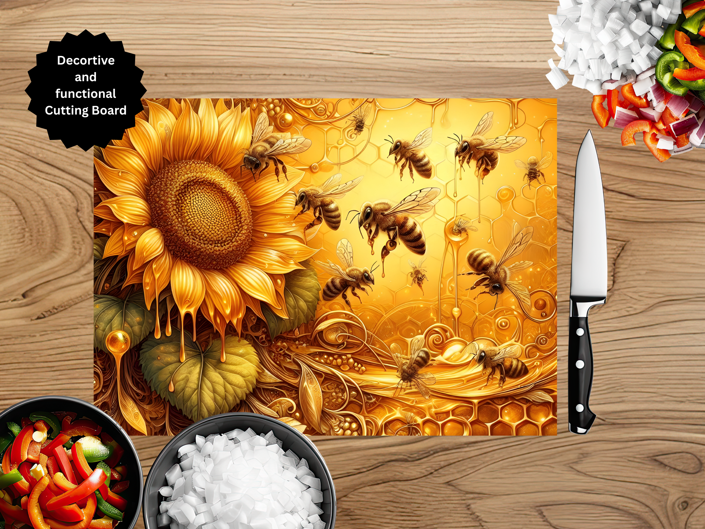 Honeybee Cutting board