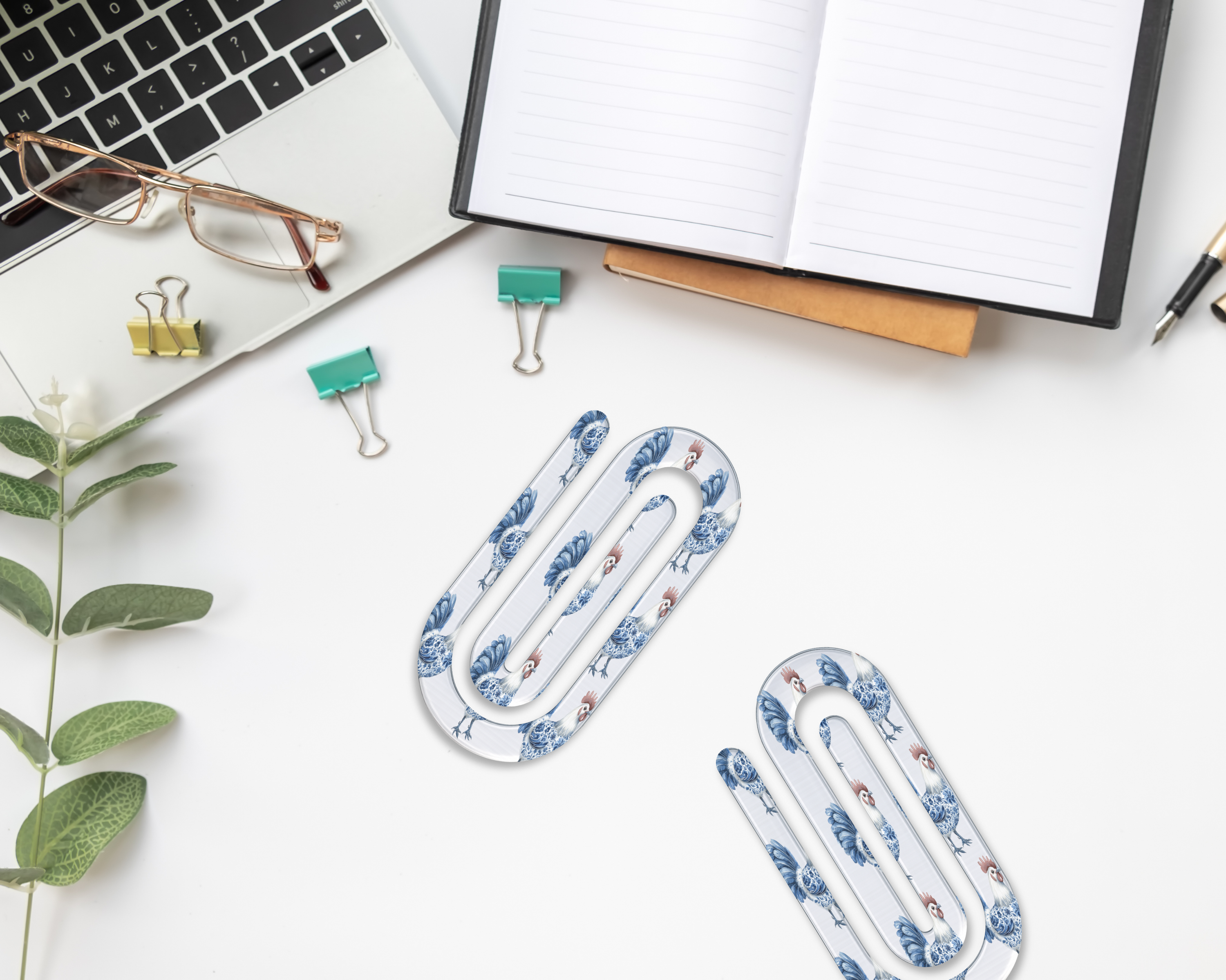 Cluck & Clip Jumbo Chicken paper Clips