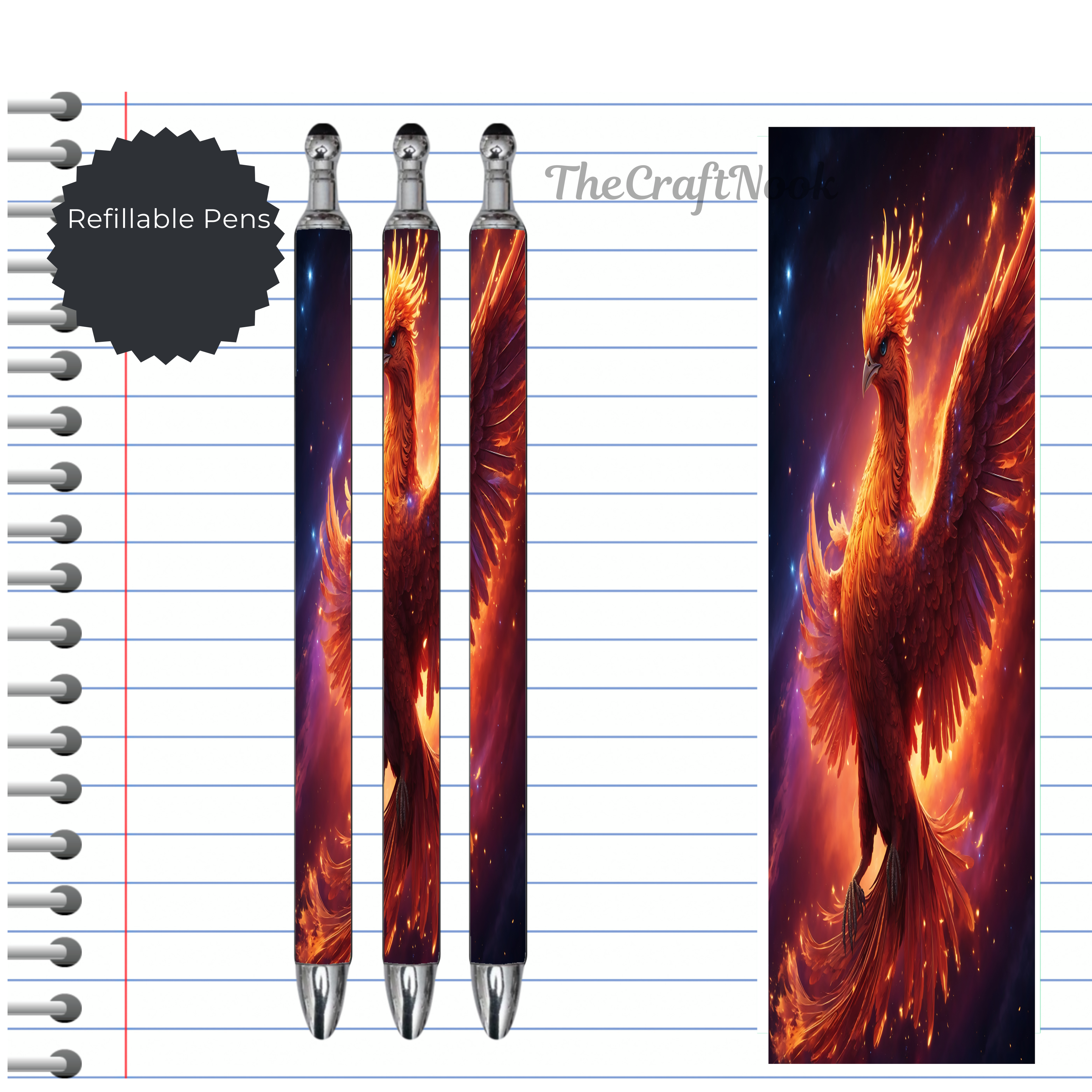 Phoenix Refillable Pens, multiple options and Images available.