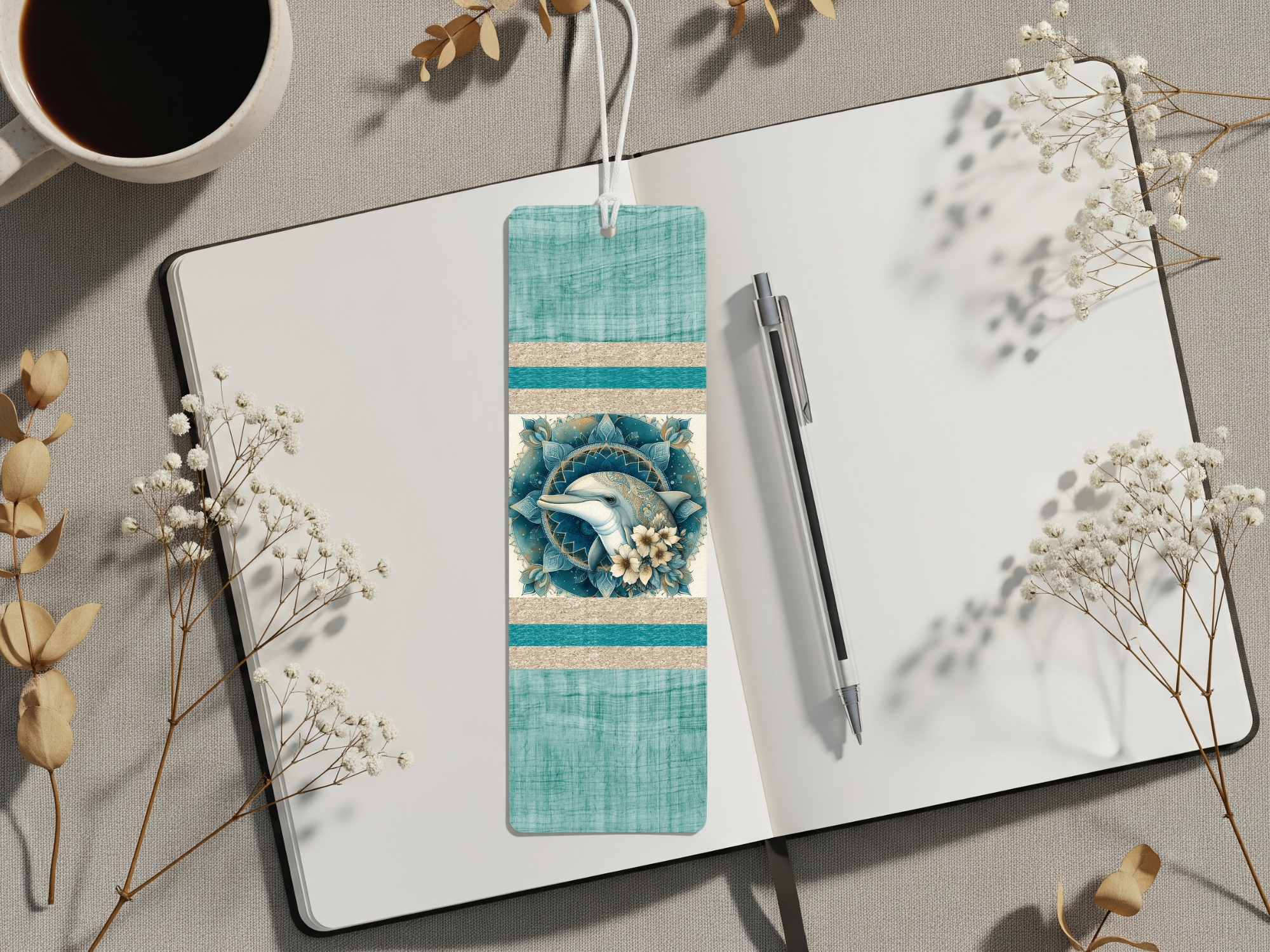 Aluminum Metal Bookmarks, Dolphin images. Make every chapter a splash!