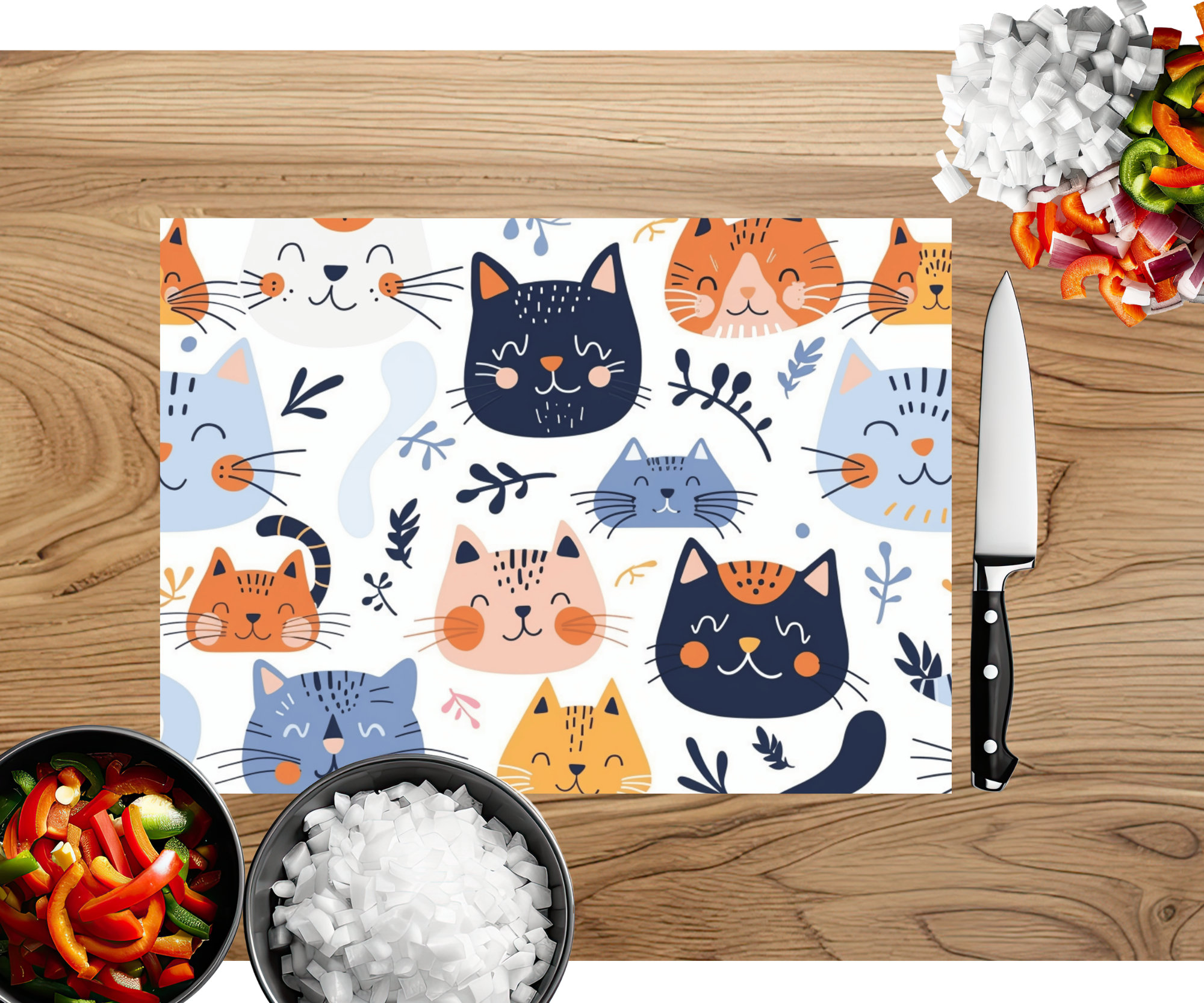 Purrfect Prep Cutting Board