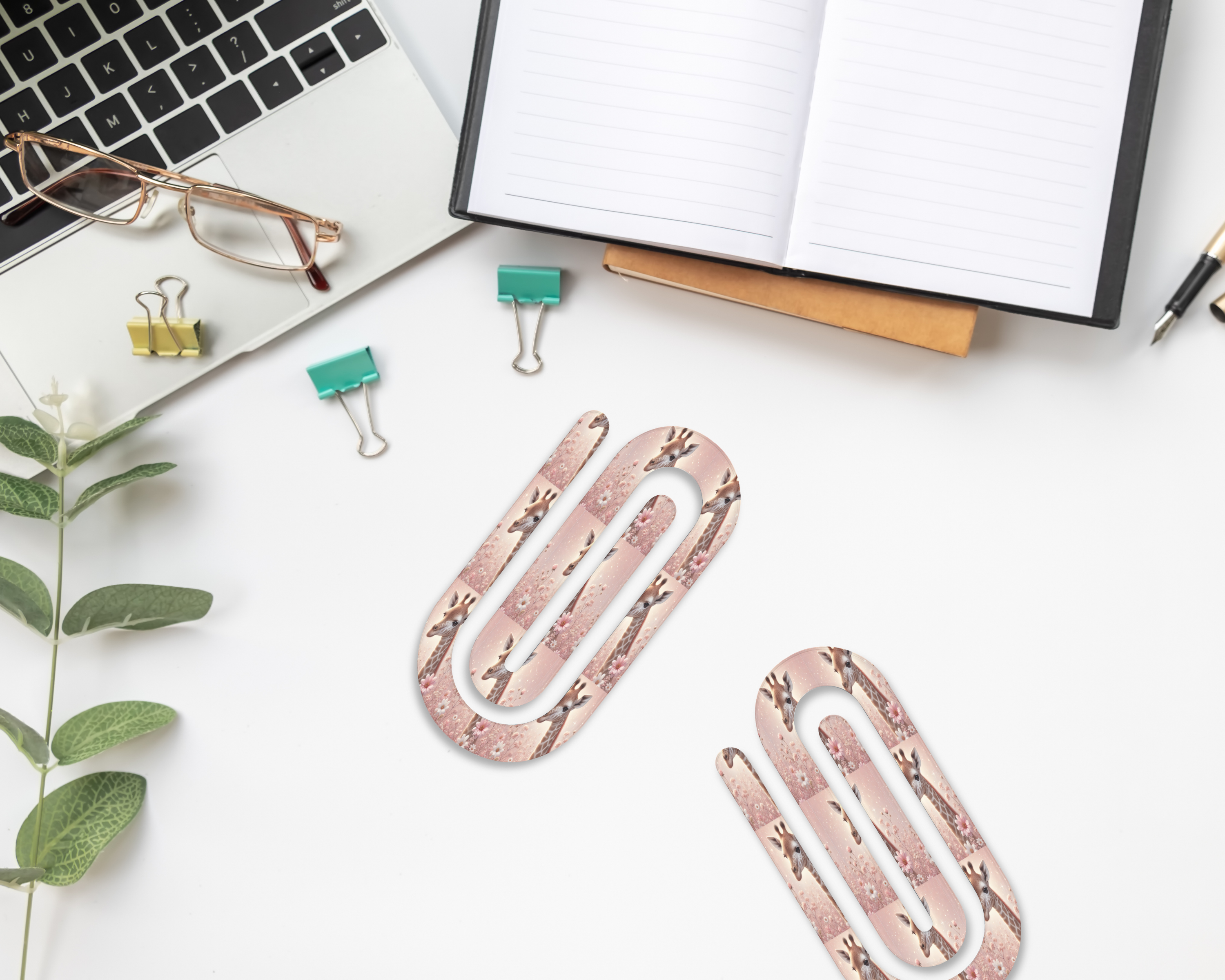 Happy Little Giraffe Planner Clips