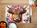 Highland Cow Farmhouse Cutting Board