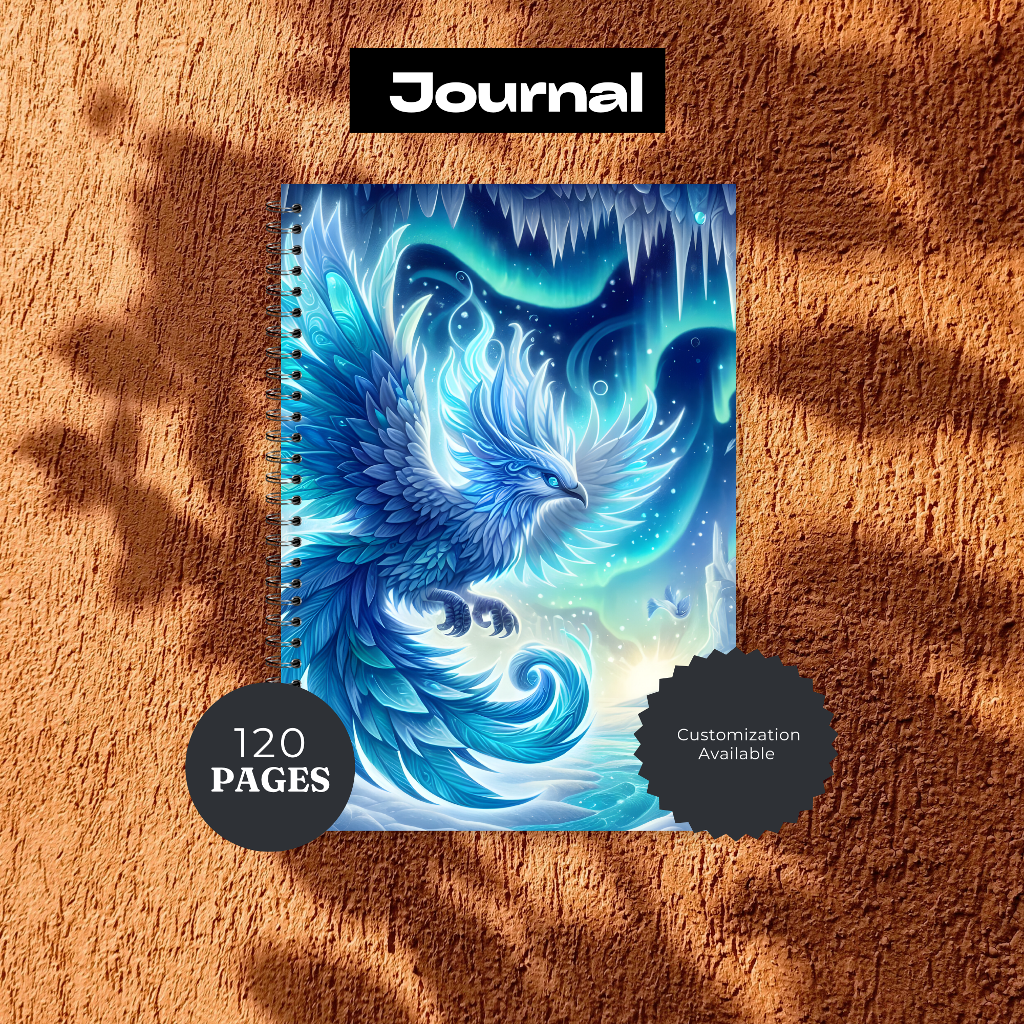 Phoenix Journal - 120 Page Lined Notebook for Writing & Planning
