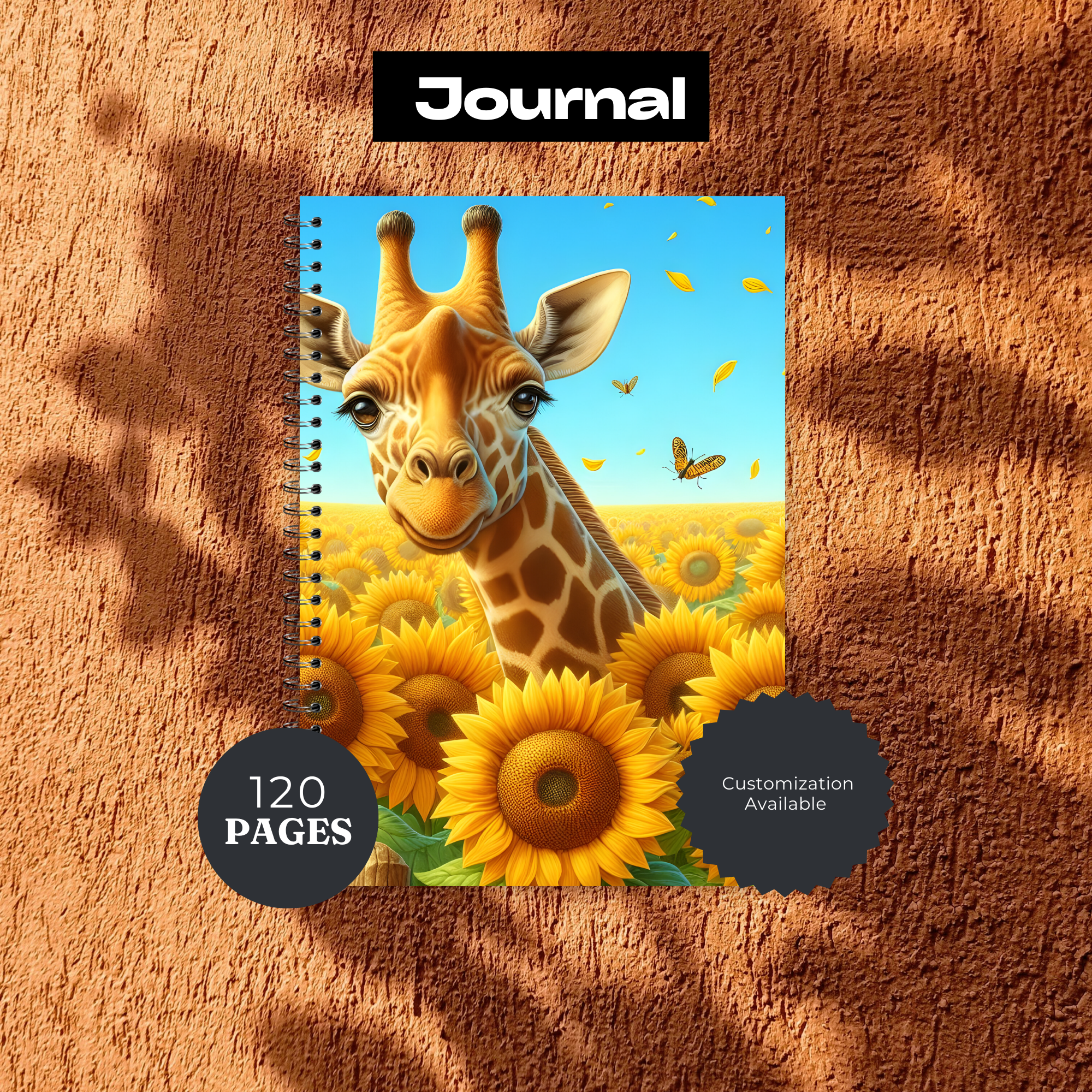 Tall & Kind Giraffe Writing Journal