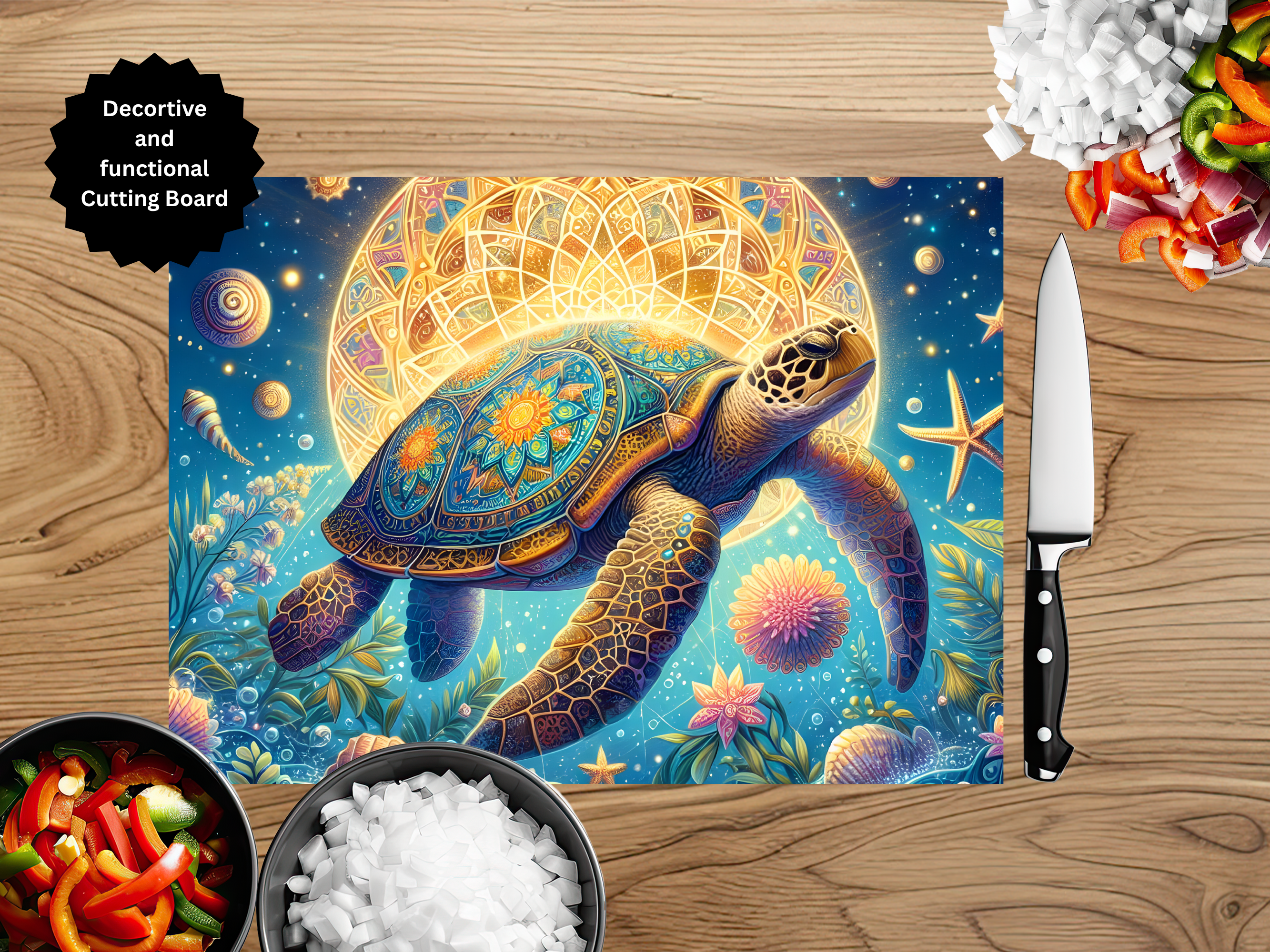 Sea Turtle Cutting Board