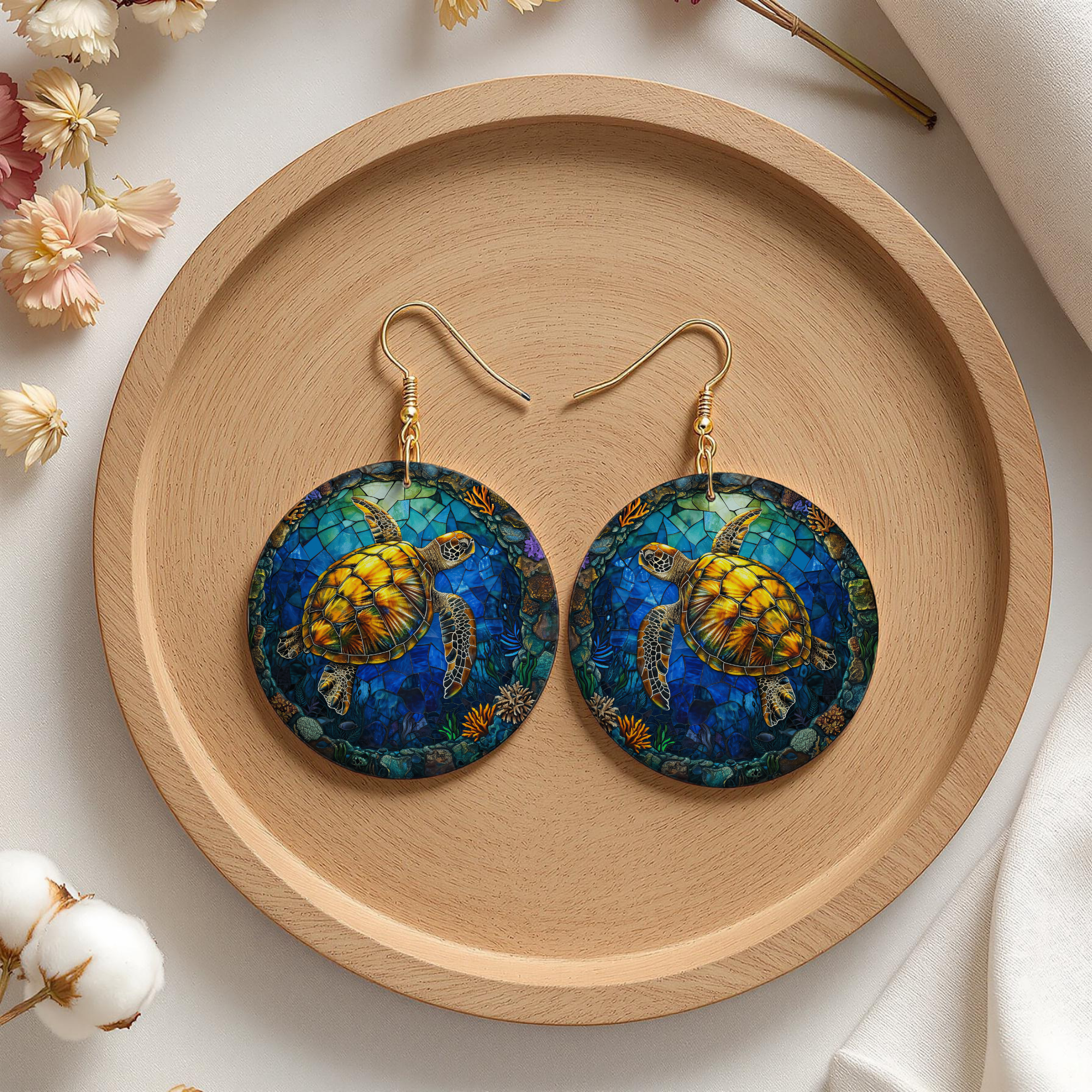 Sea Turtle Earrings — Choose Your Design