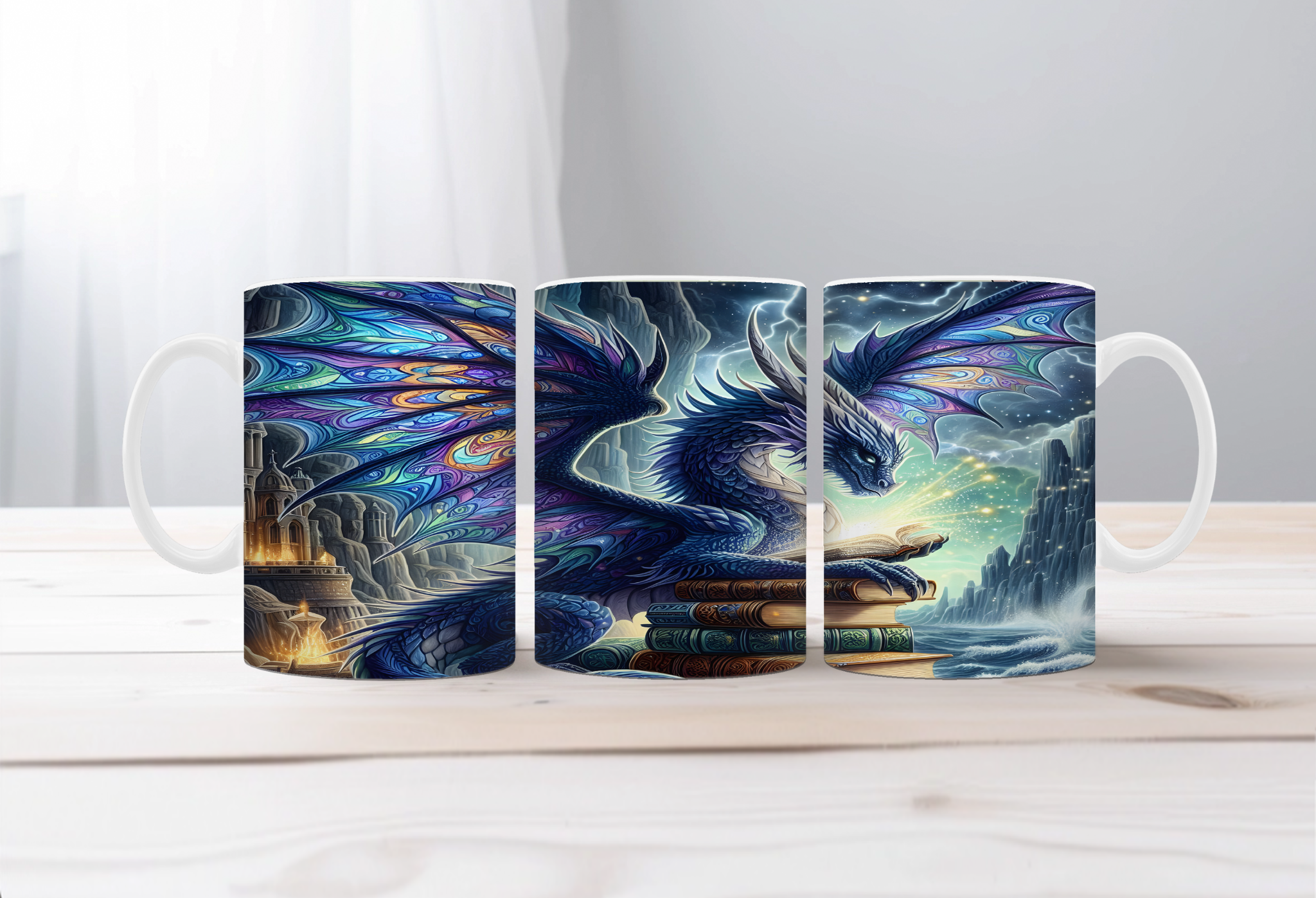 Majestic Dragon Scales Coffee Mug