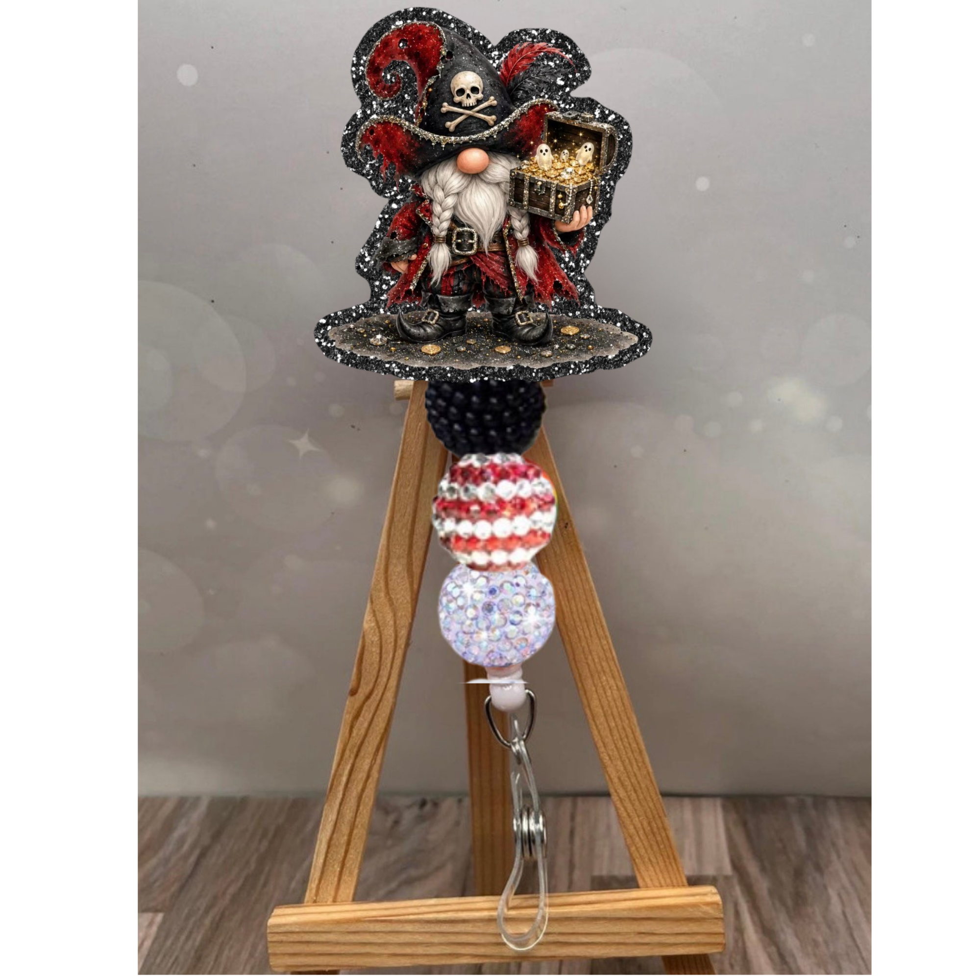 Pirate Gnome Badge Pull