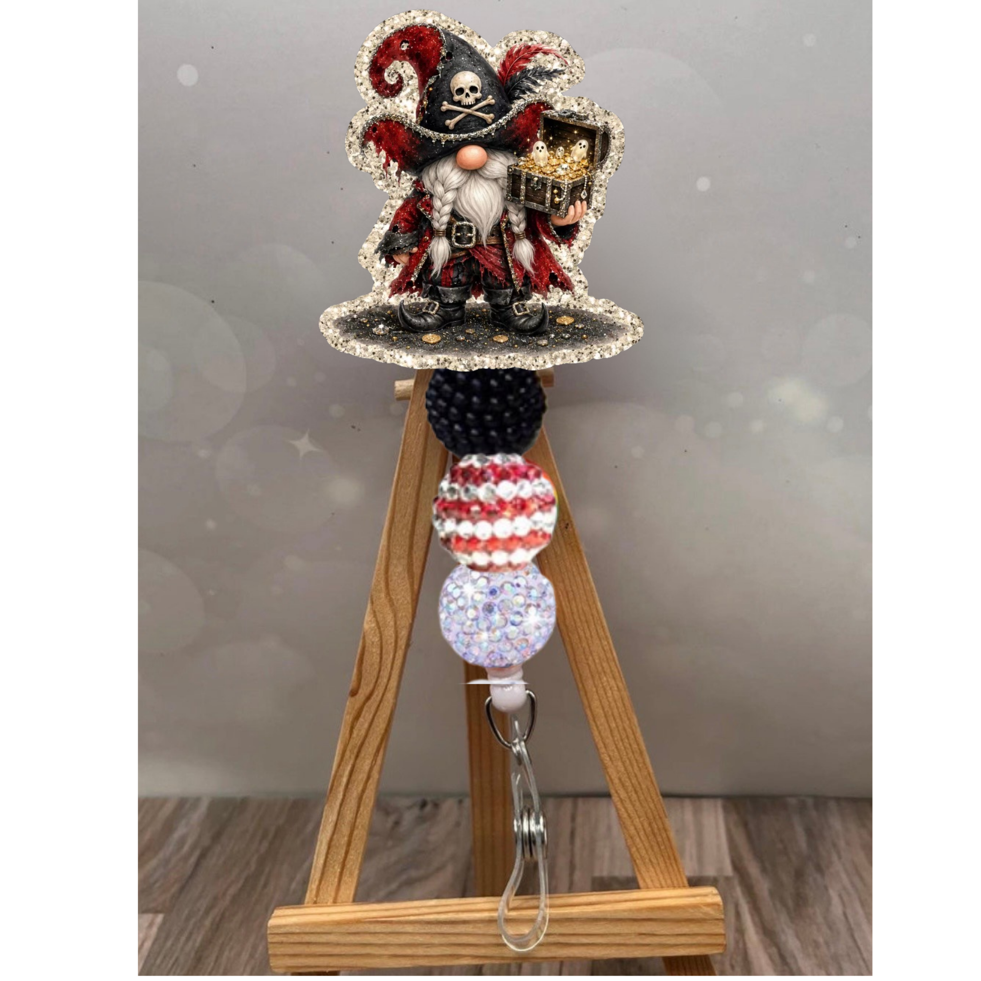 Pirate Gnome Badge Pull