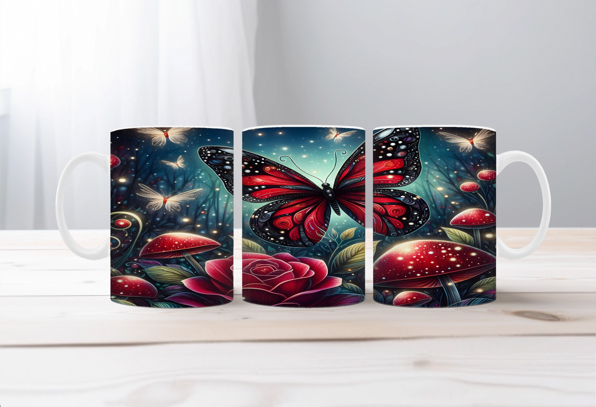 Butterfly Mugs. Two Sizes and Multiple images to choose from.