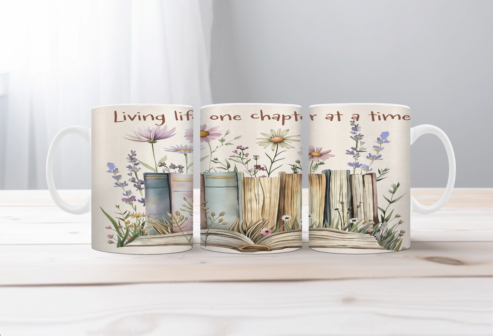 Chapter Sips Book Lover Mug. Two Sizes and Multiple images to choose from.