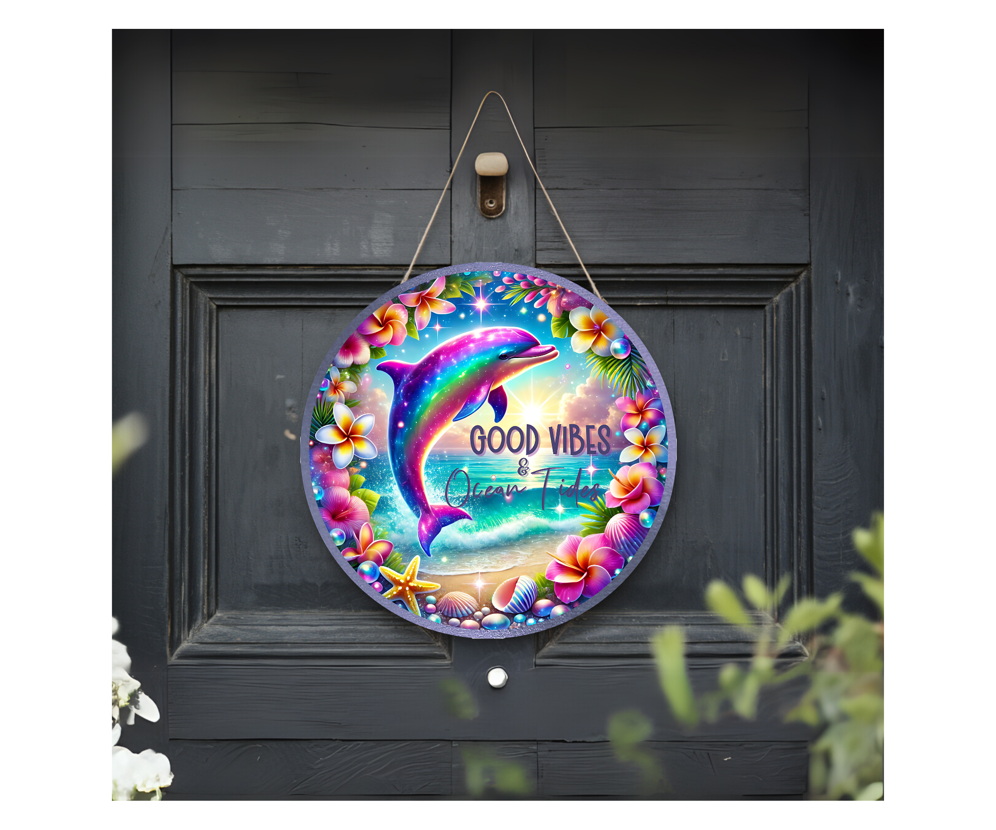 Make a Splash Dolphin Door Signs, Multiple images options.