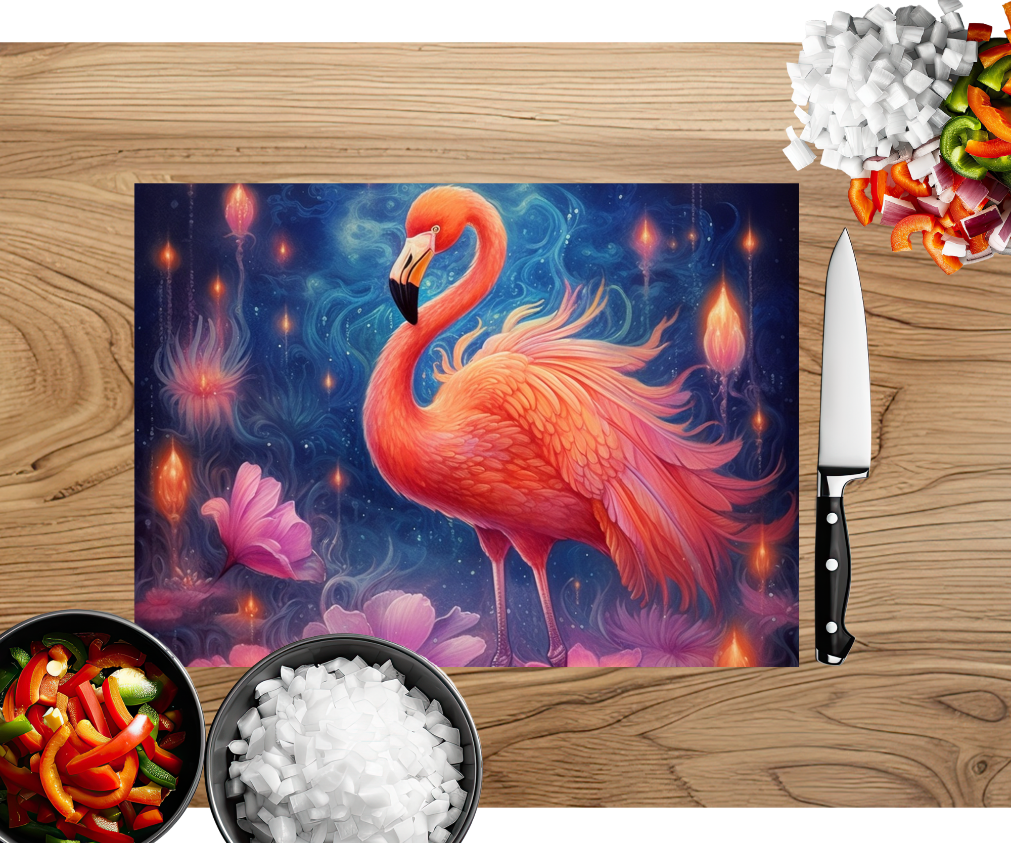 Flamingle & Chop Cutting Boards