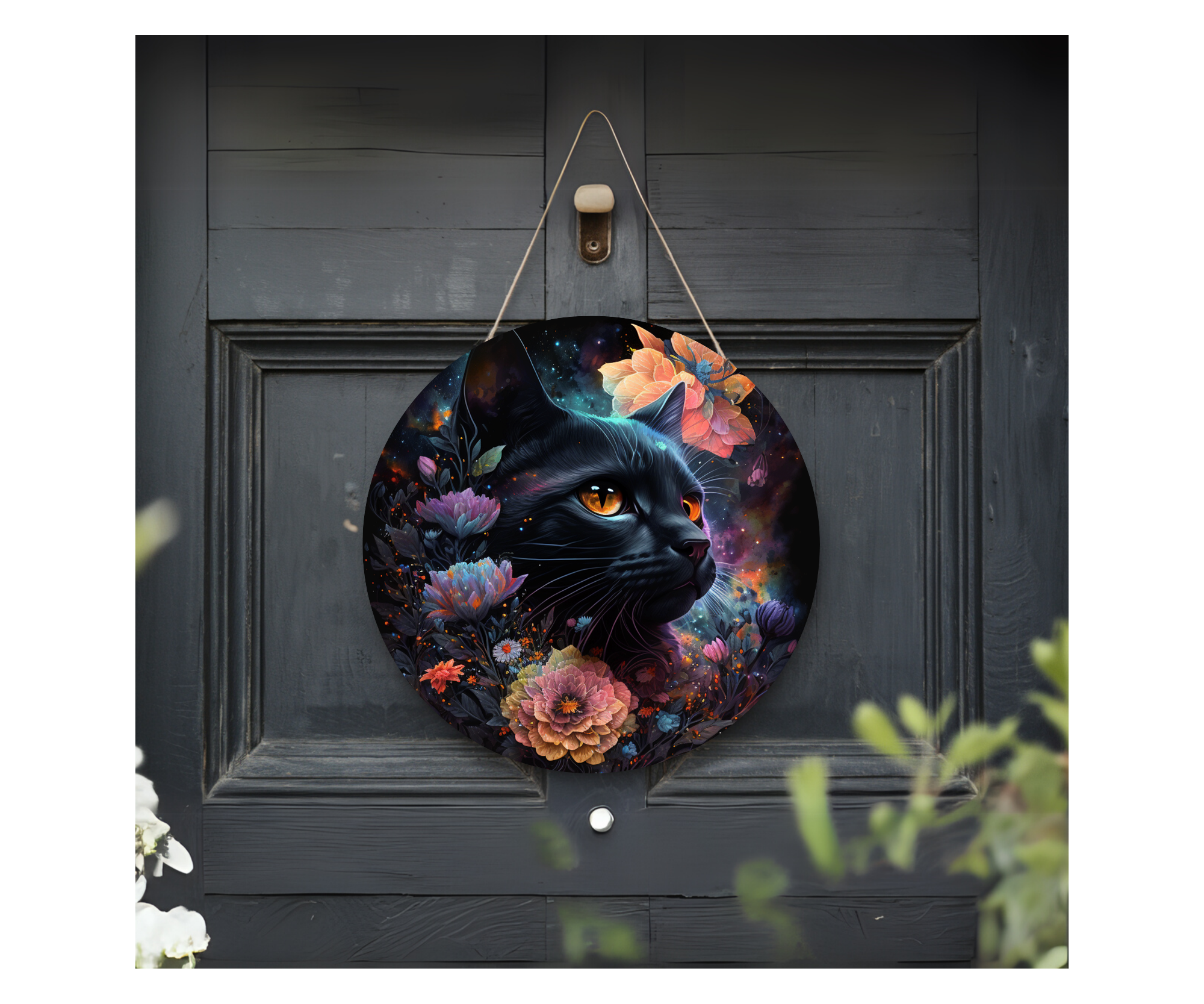 Purr‑sonality Lives Here Cat Door signs