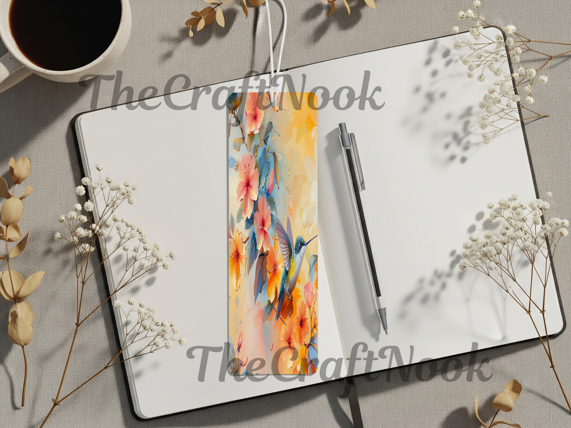 Aluminum Metal Bookmarks, Hummingbird Images Let your next chapter bloom. 🌺✨