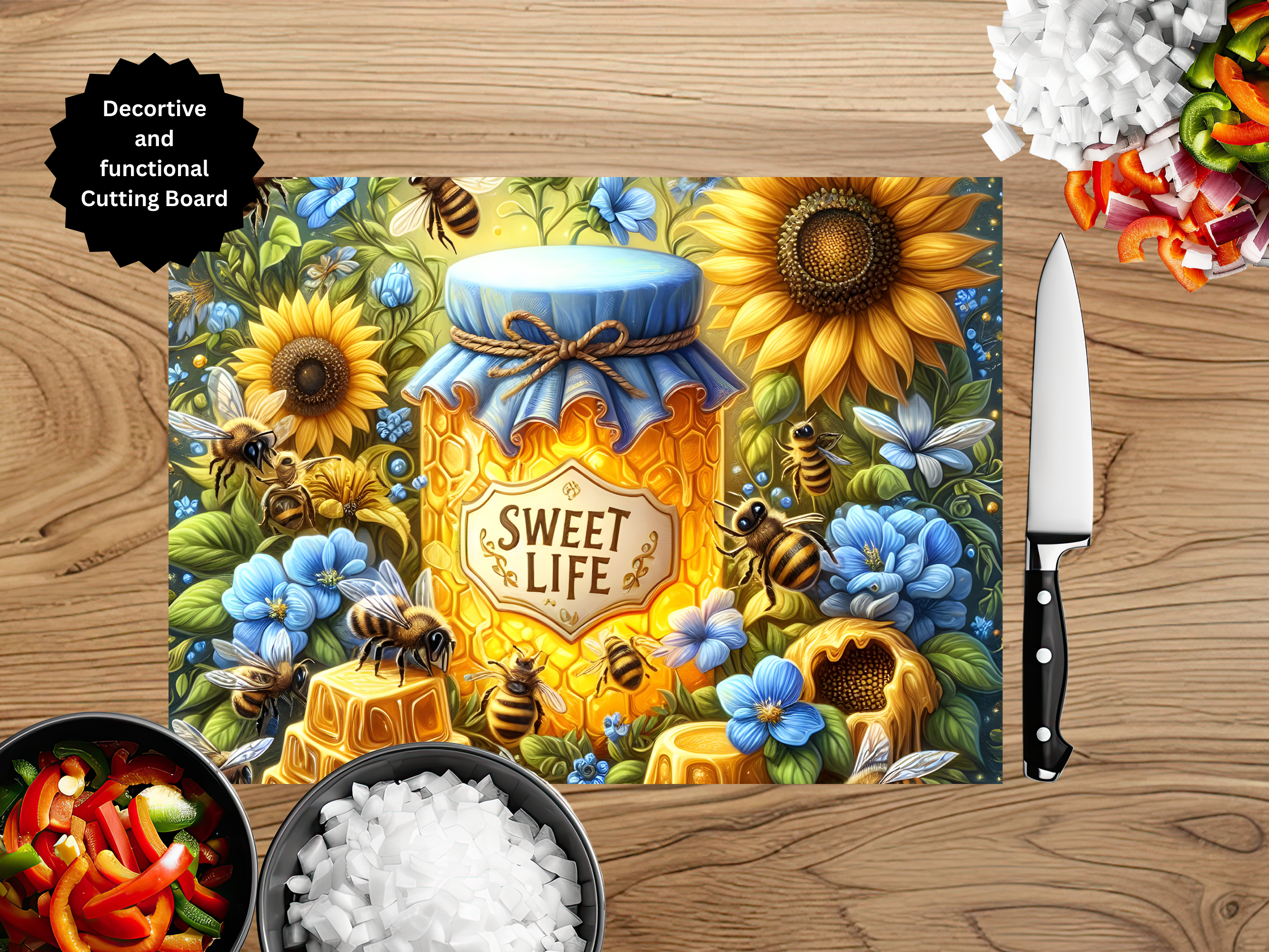 Honeybee Cutting board