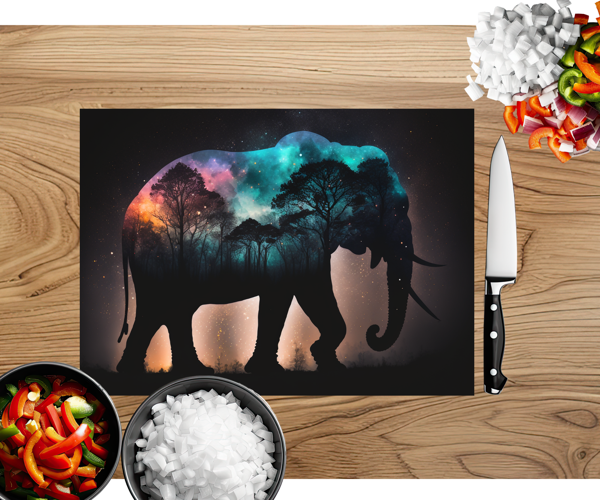 Wise & Wonderful Elephant Chopping Board