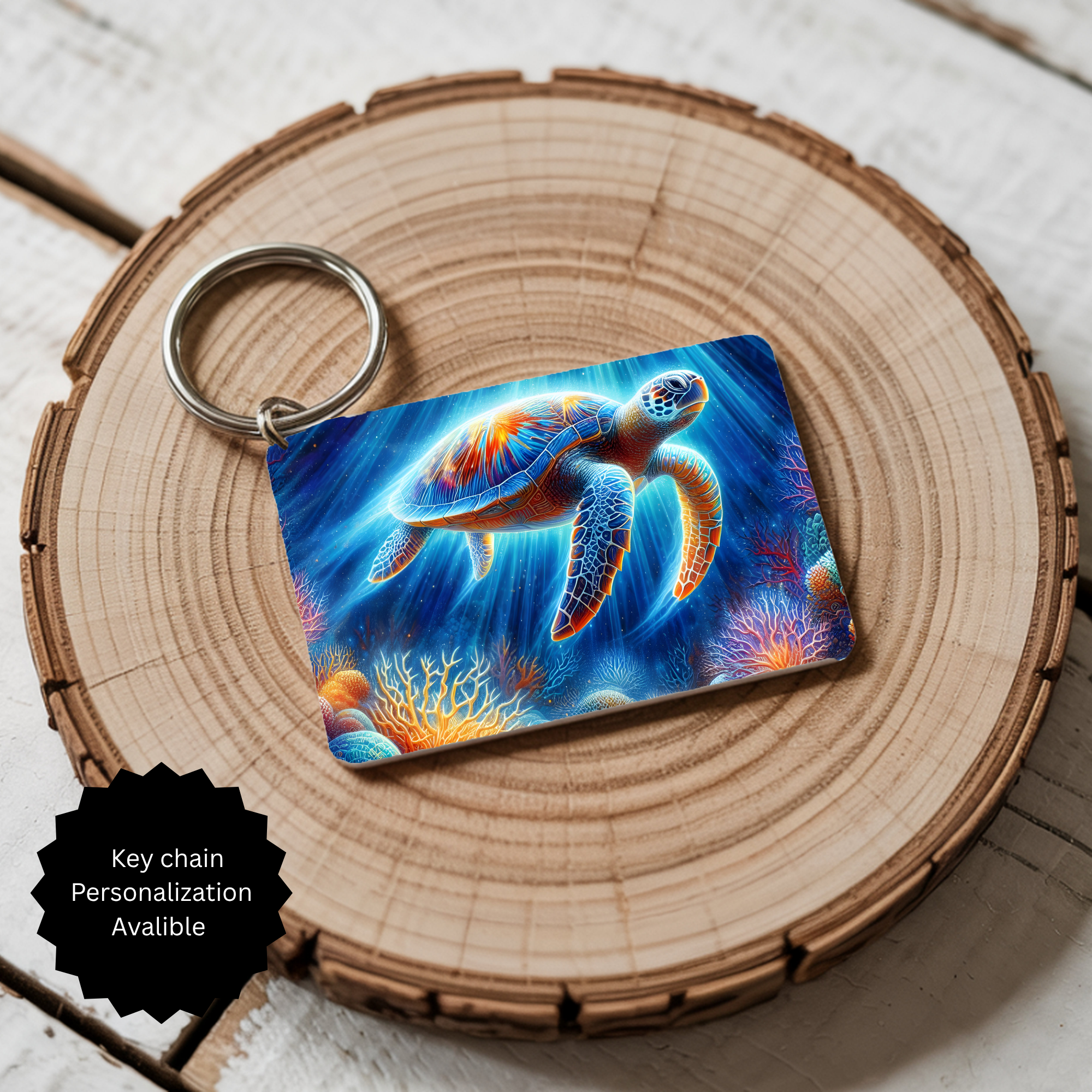 Sea Turtle Keychain