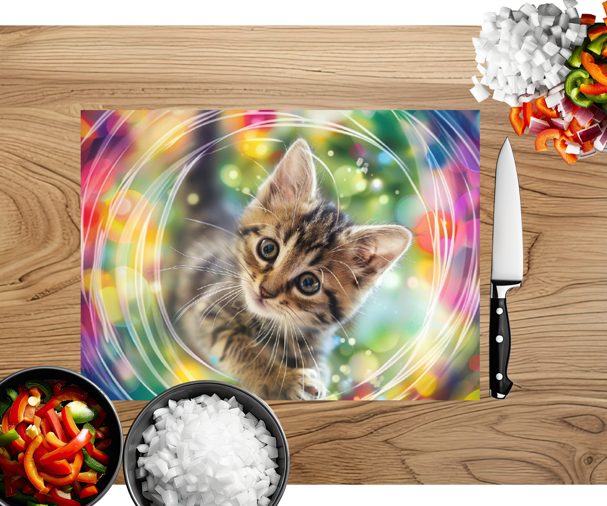 Purrfect Prep Cutting Board