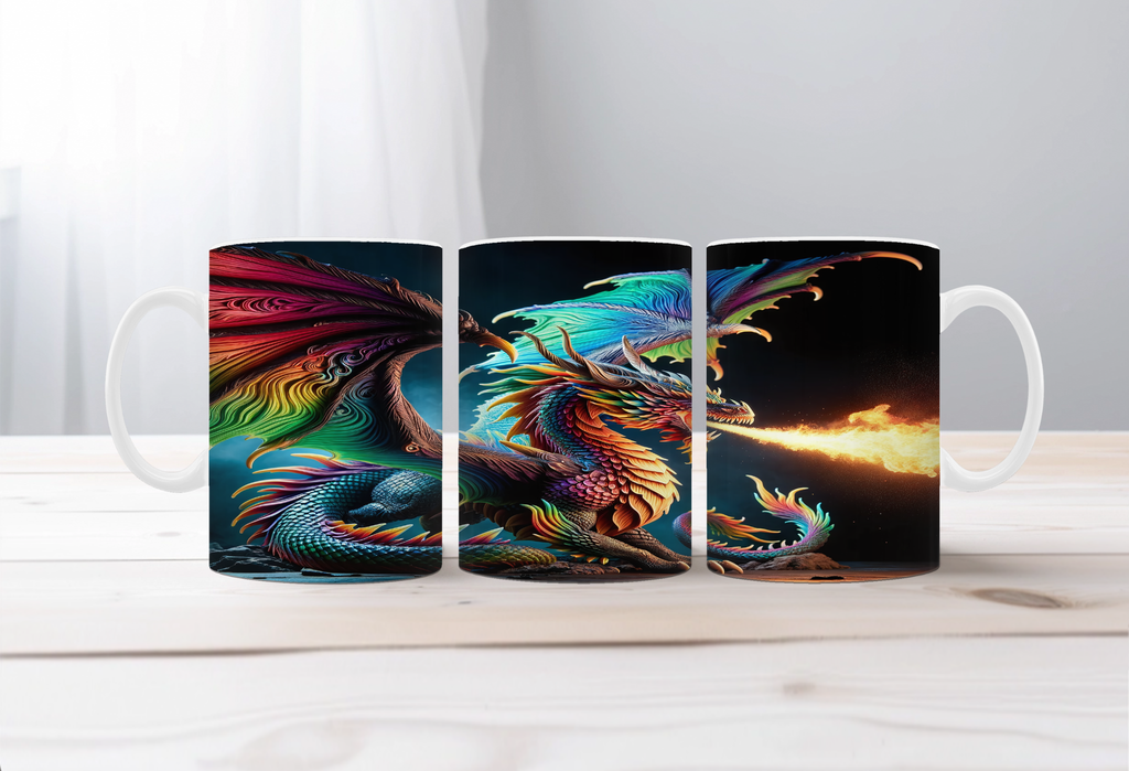 Majestic Dragon Scales Coffee Mug
