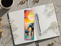 Aluminum Metal Bookmarks, Elephant Images