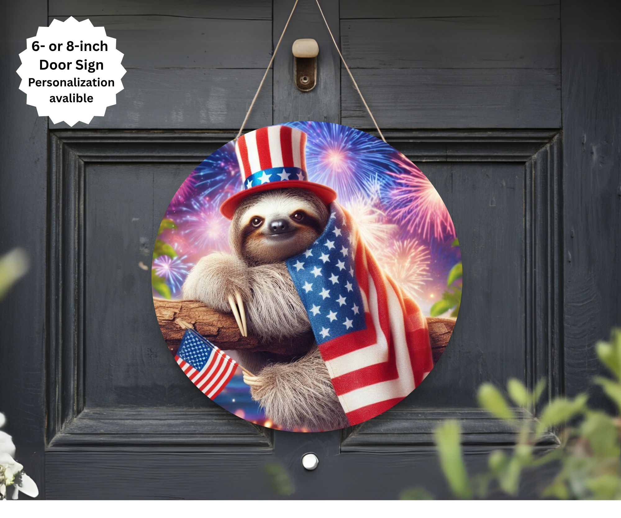 4th of July Door Signs