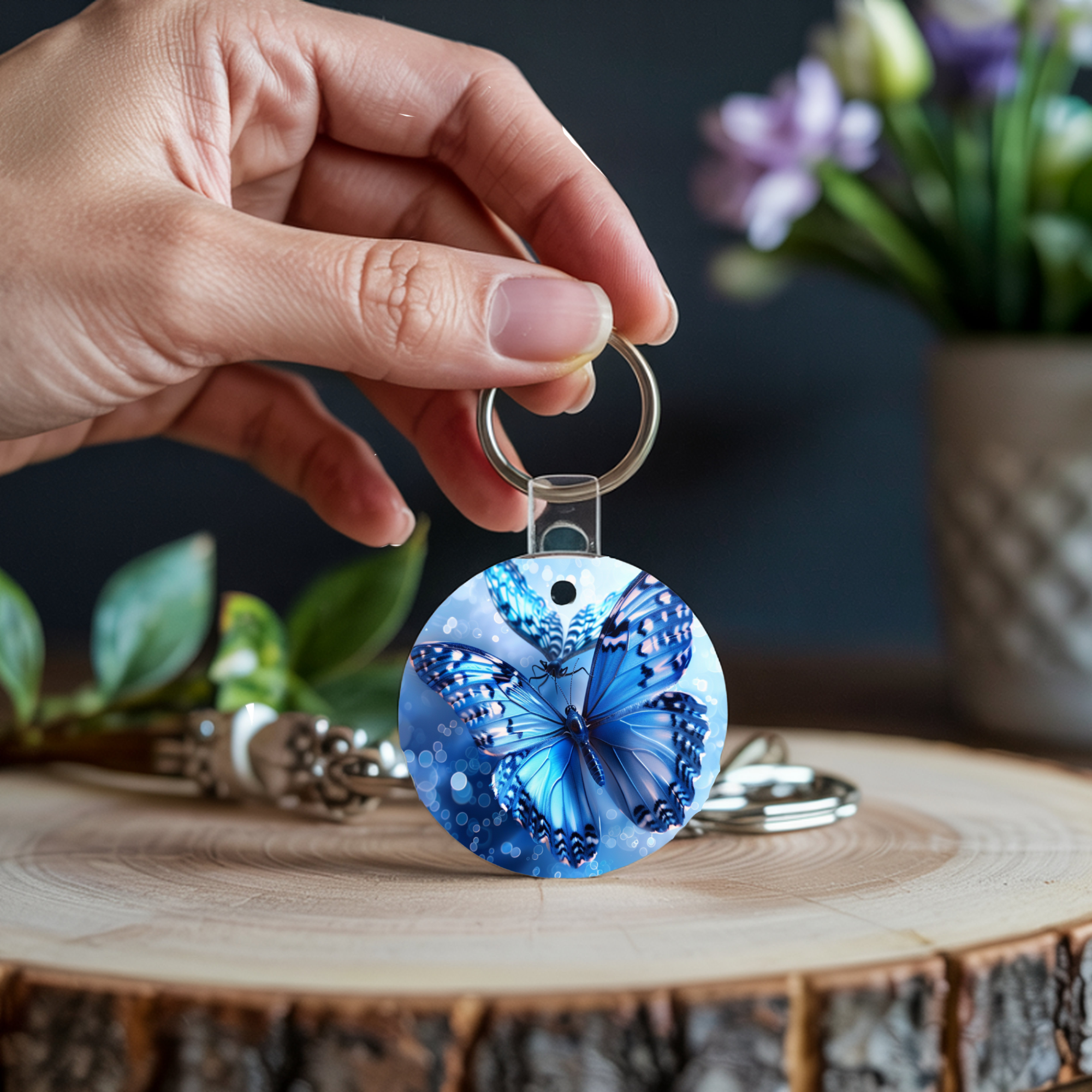 Butterfly Keychain