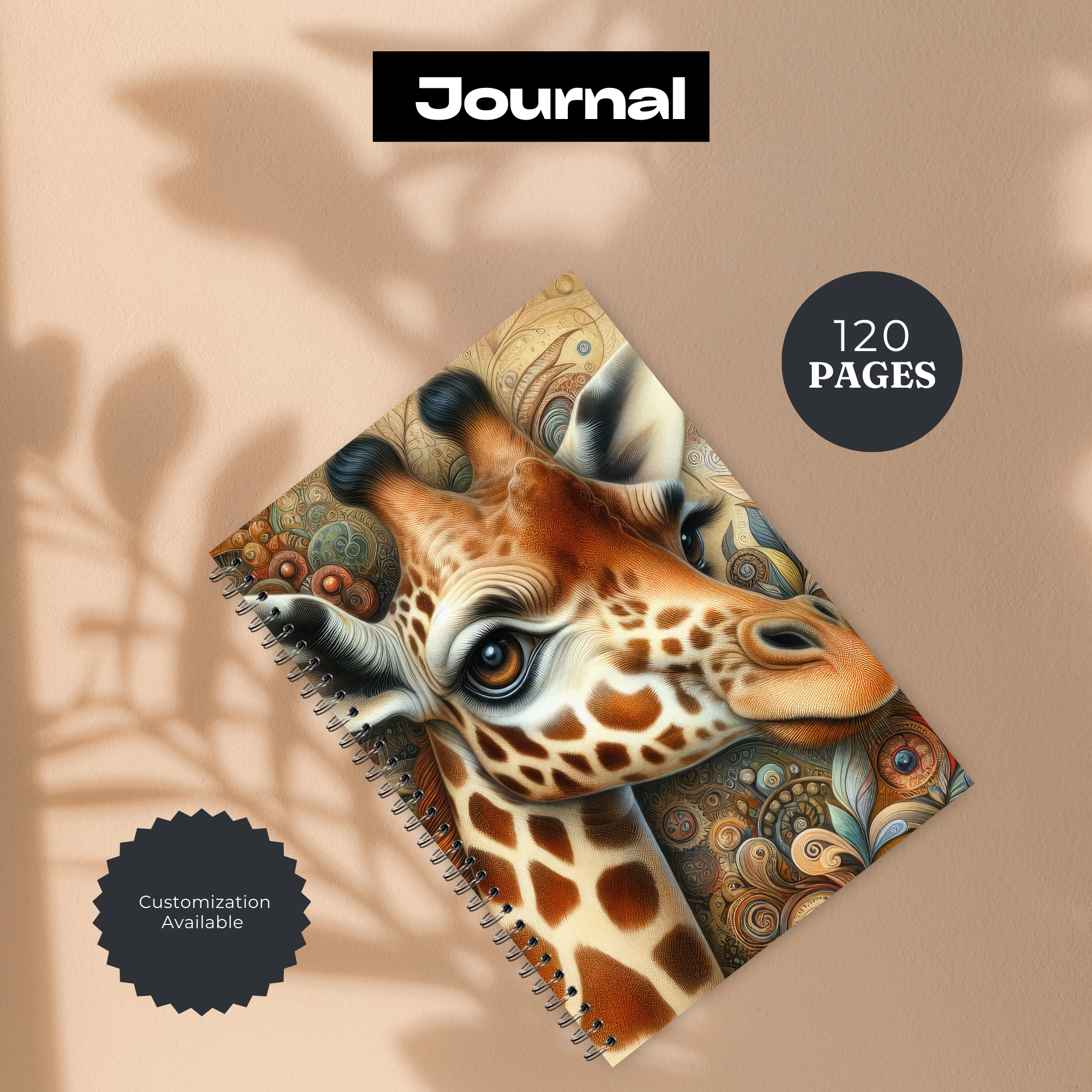 Tall & Kind Giraffe Writing Journal