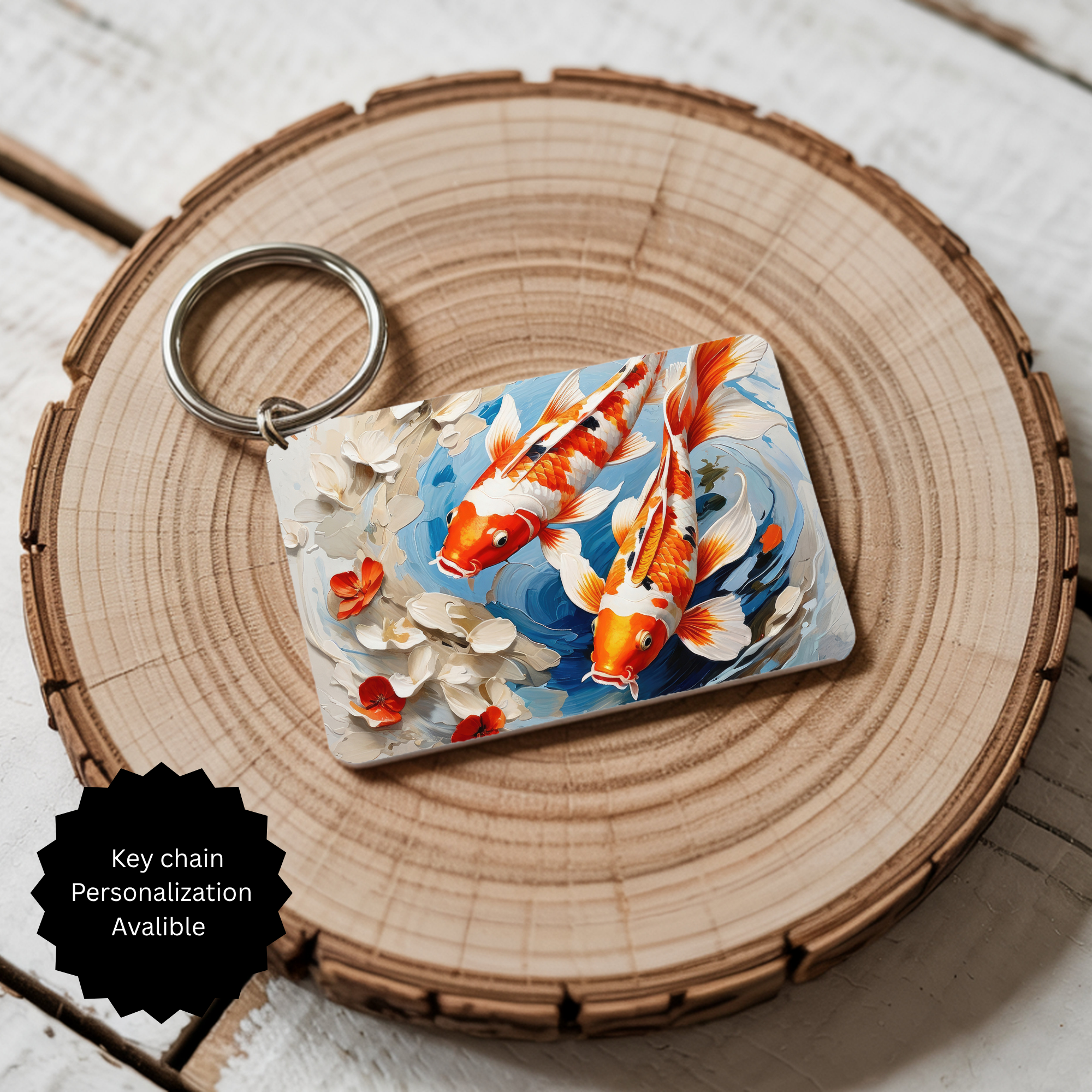 Koi Fish Keychain