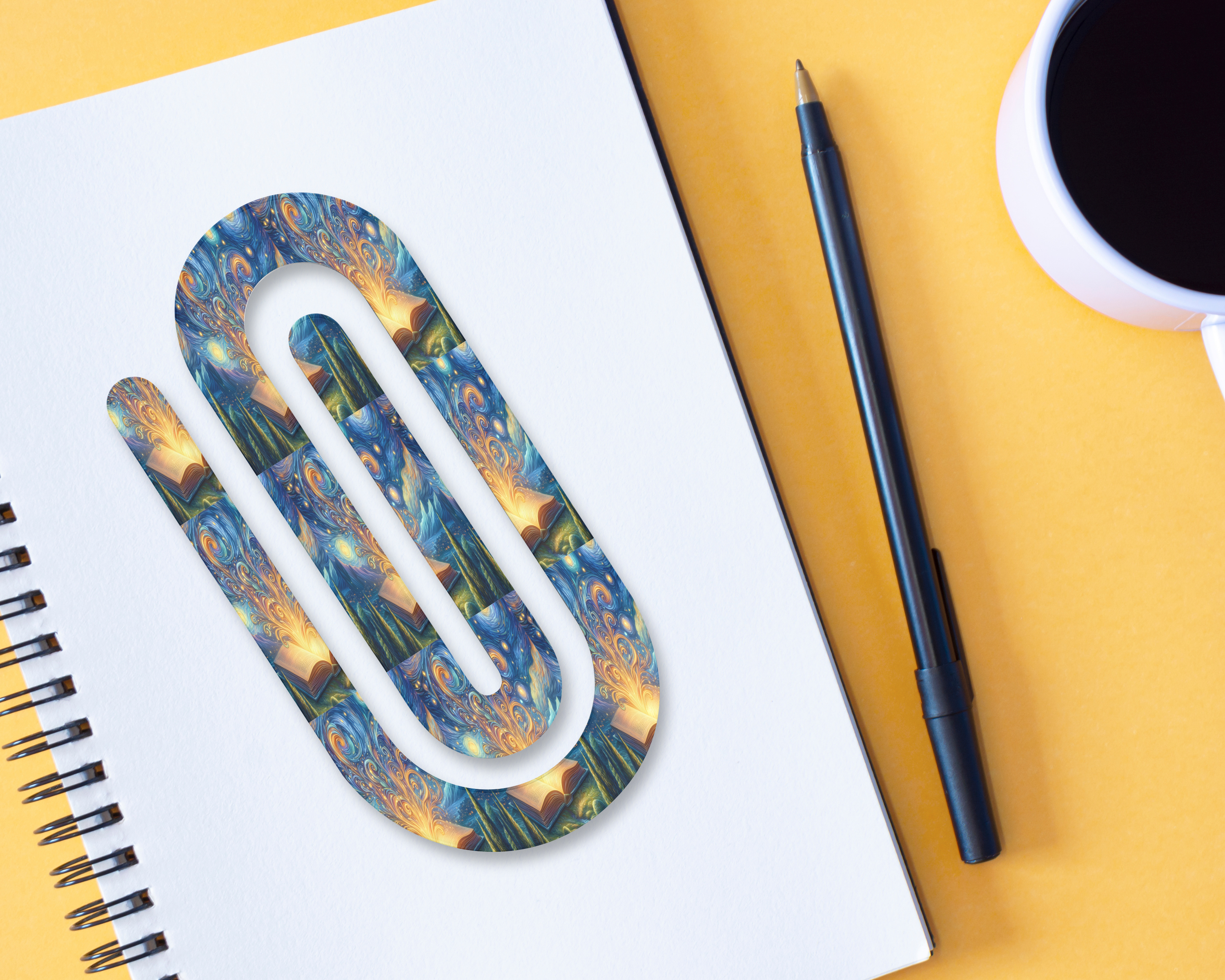 Chapter Clips Book‑Themed Jumbo Paper Clips