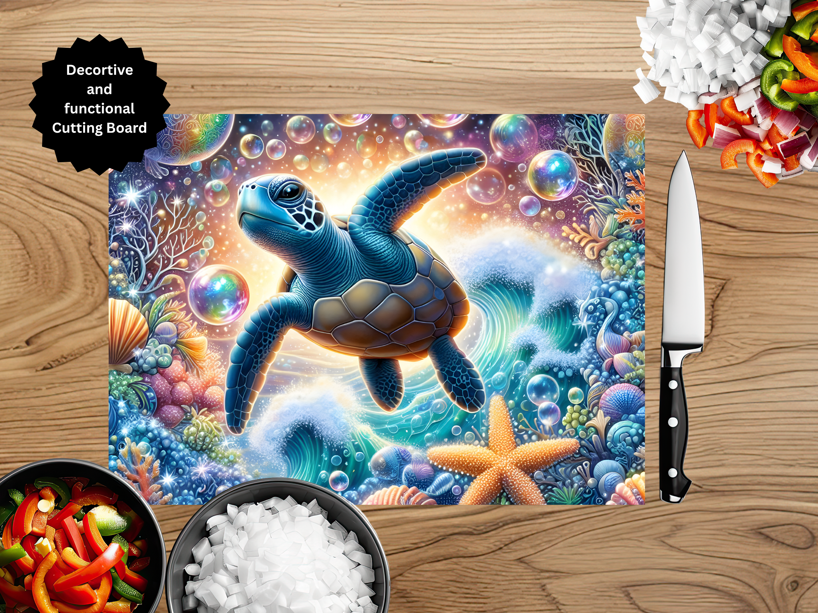 Sea Turtle Cutting Board