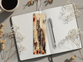 Aluminum Metal Bookmarks, Cat Images. A purr‑fect pause in your story