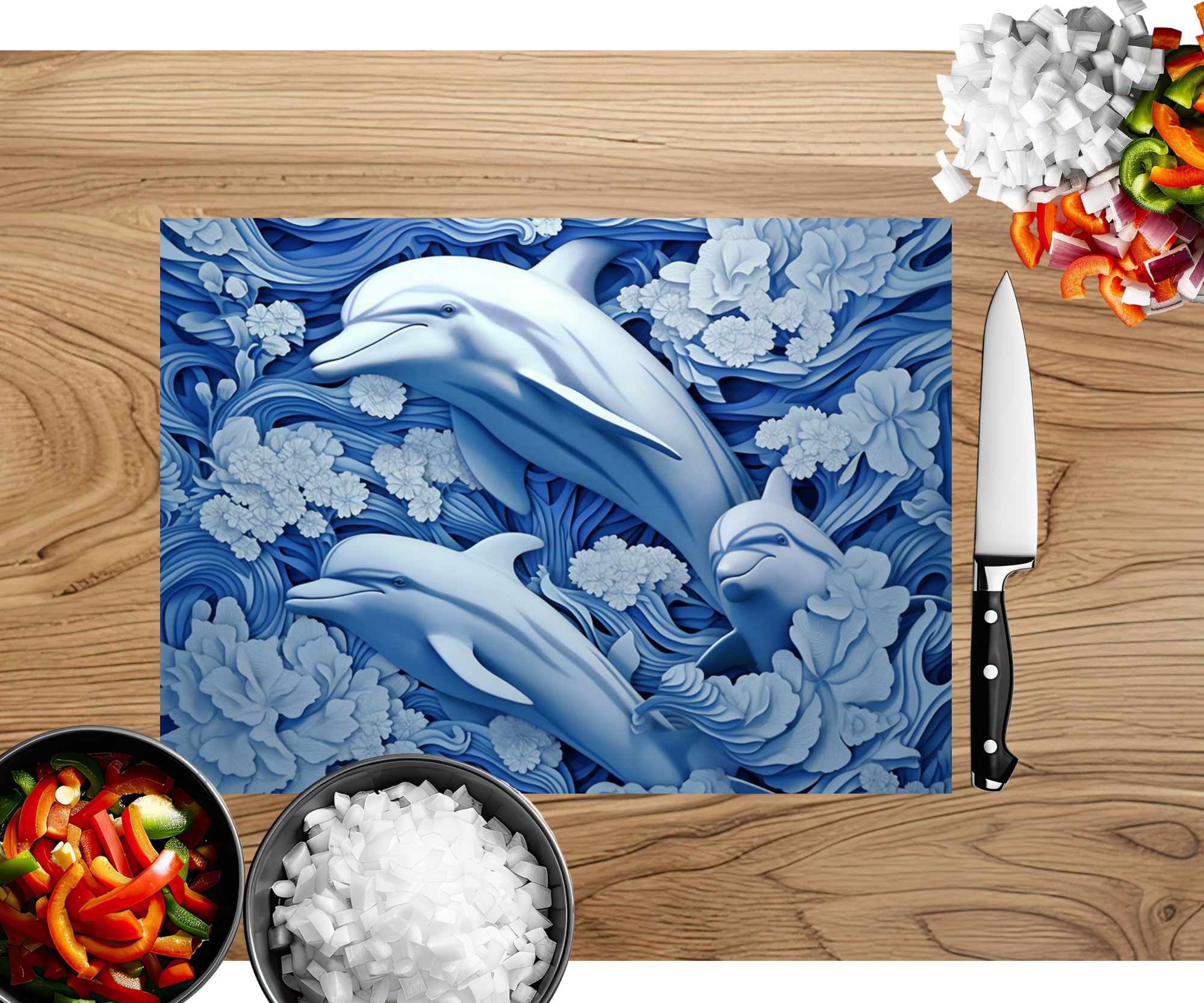 Make a Splash Dolphin Cutting Board