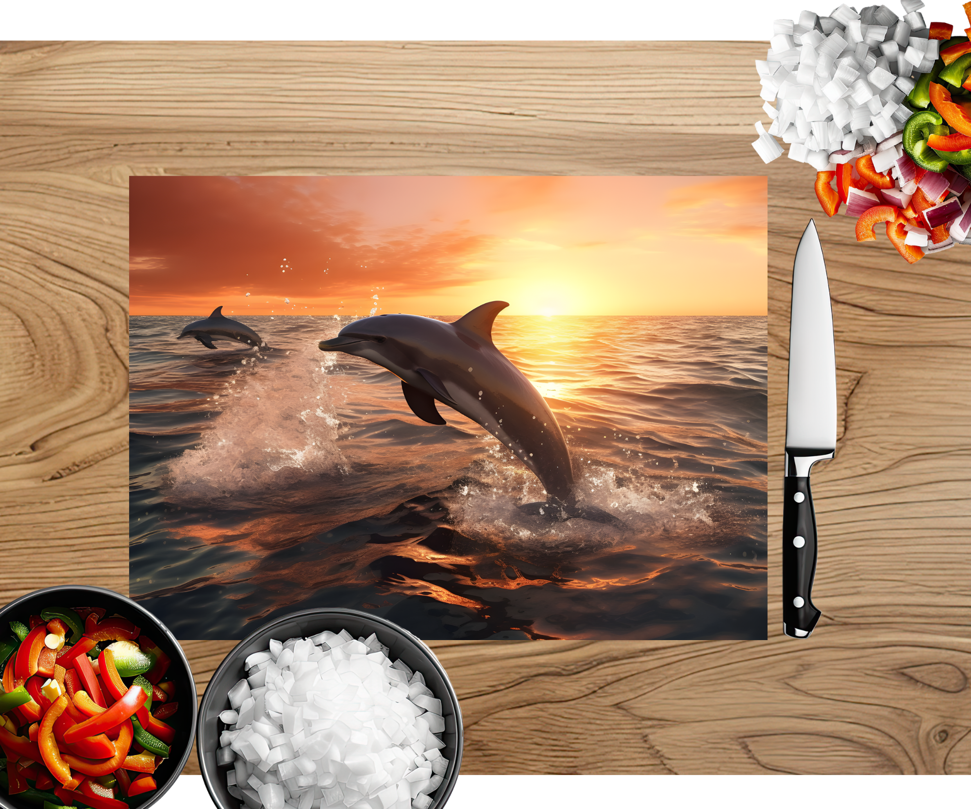 Make a Splash Dolphin Cutting Board