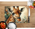 Gentle Giraffe Dreams Cutting Board