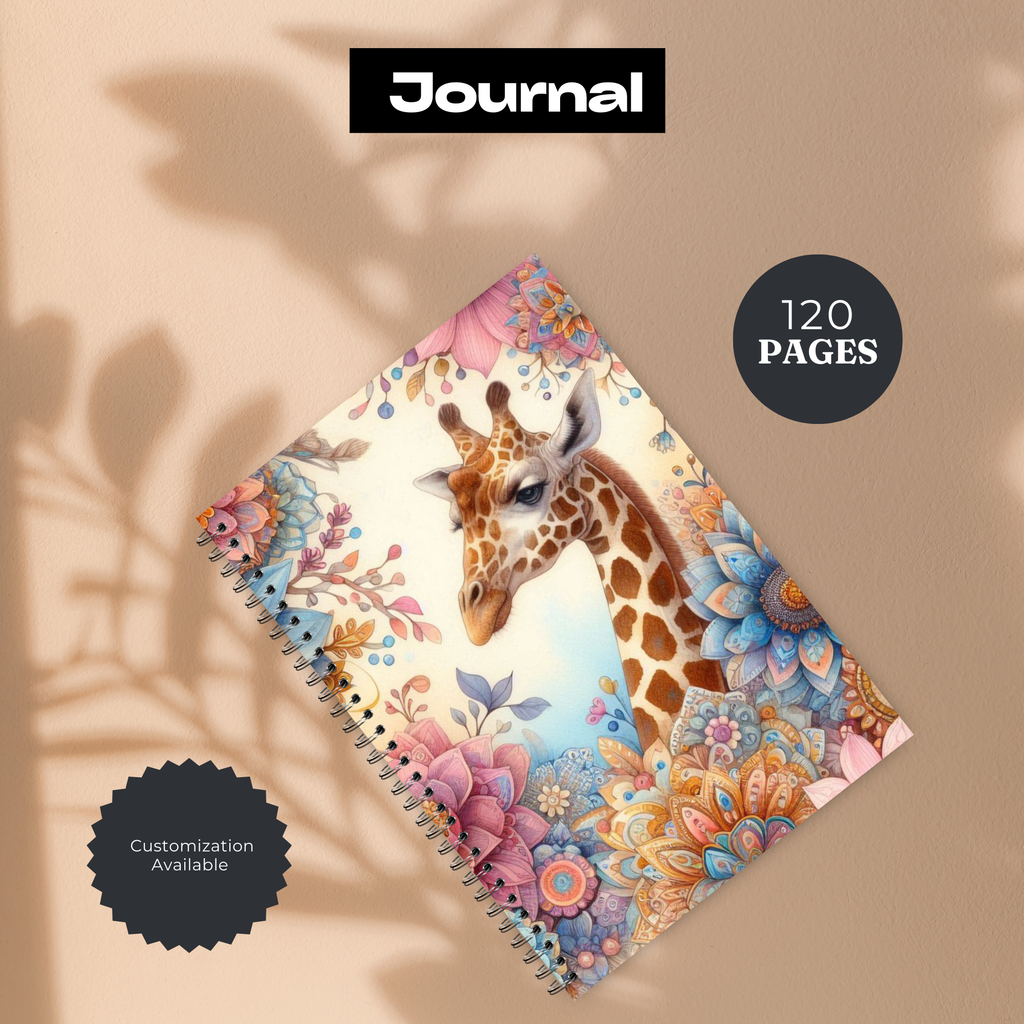 Tall & Kind Giraffe Writing Journal